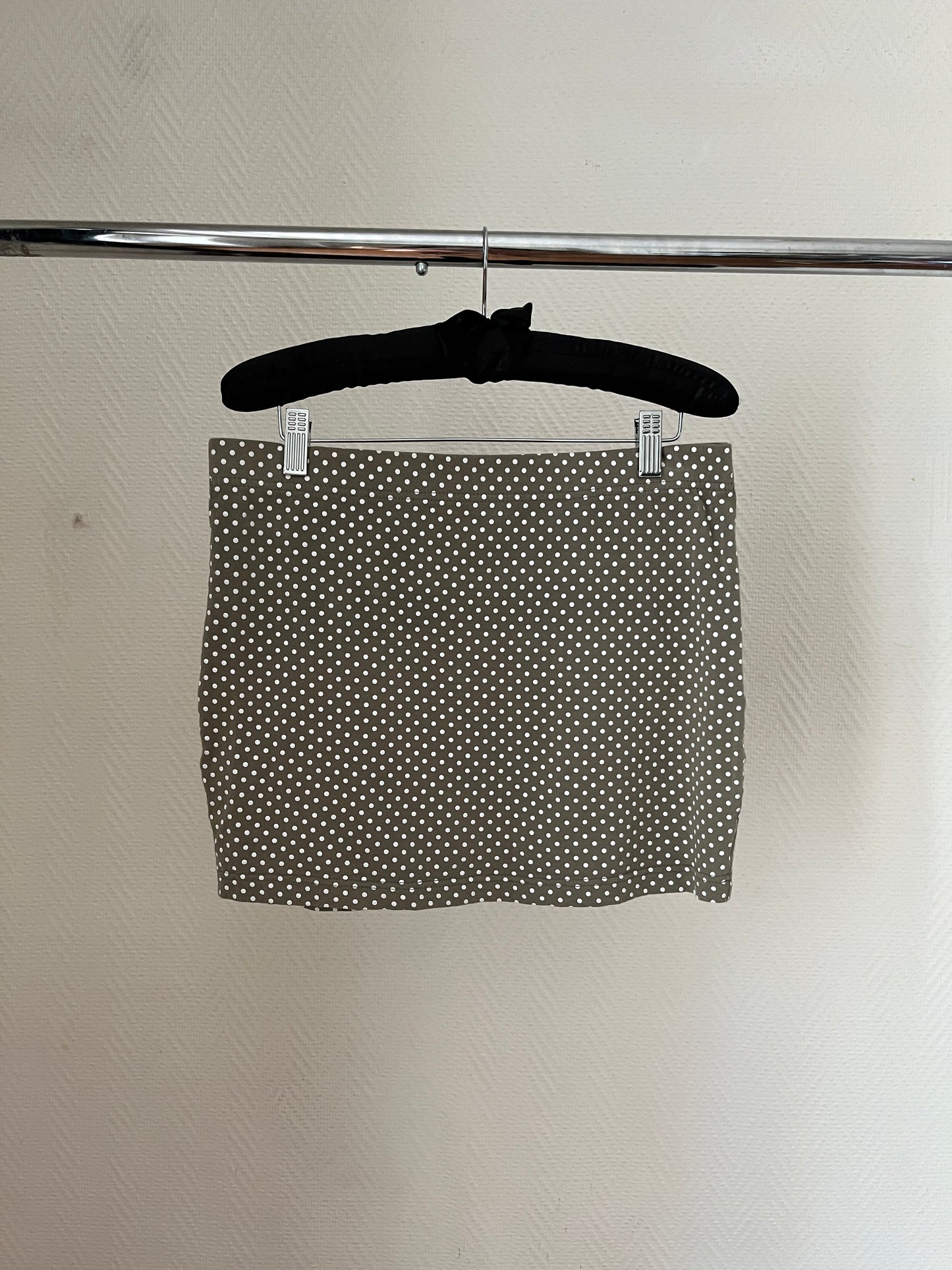 Vintage polka dot mini skirt