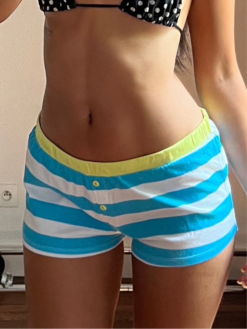 Vintage striped shorts