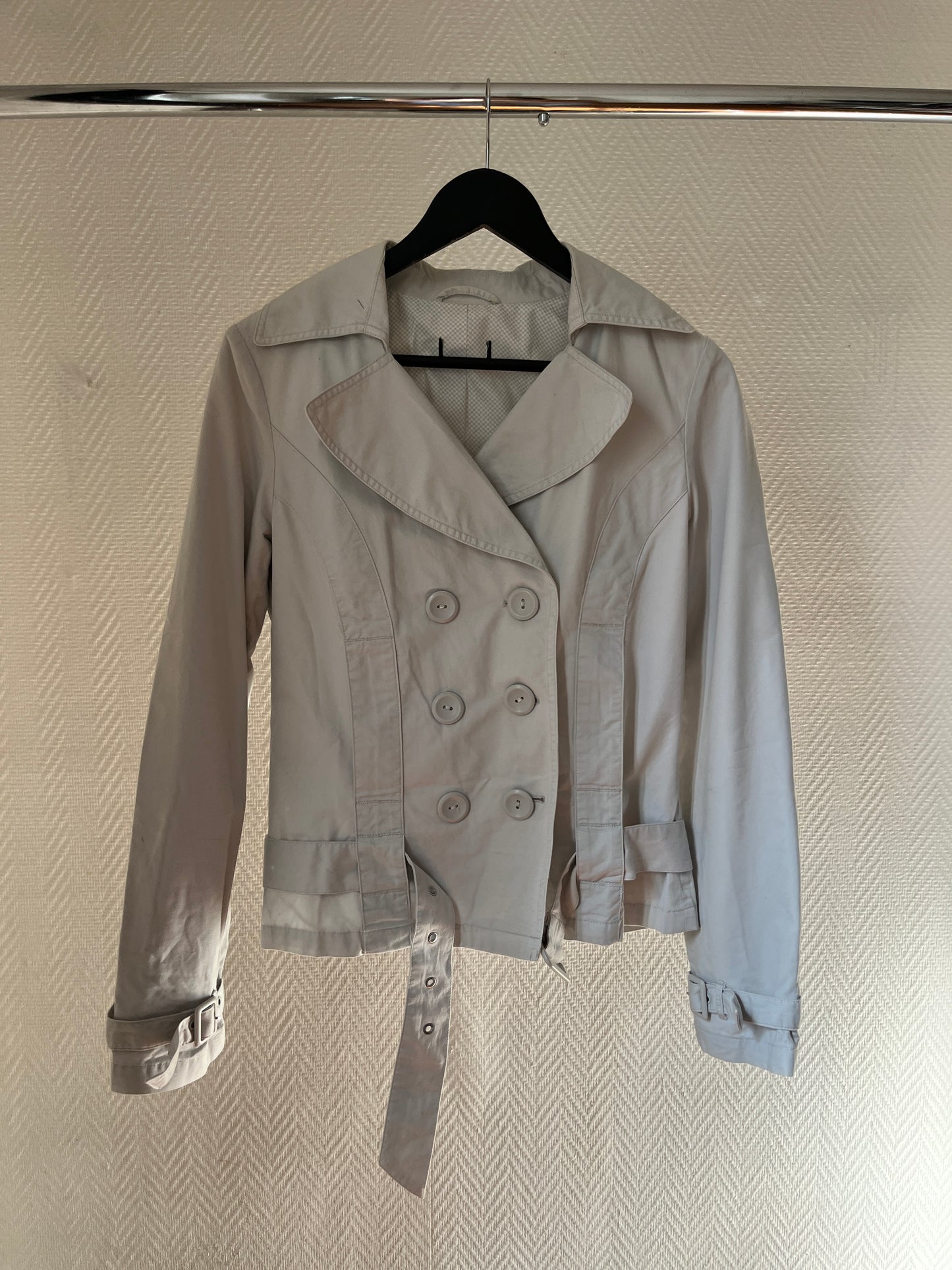 Vintage light beige trench coat