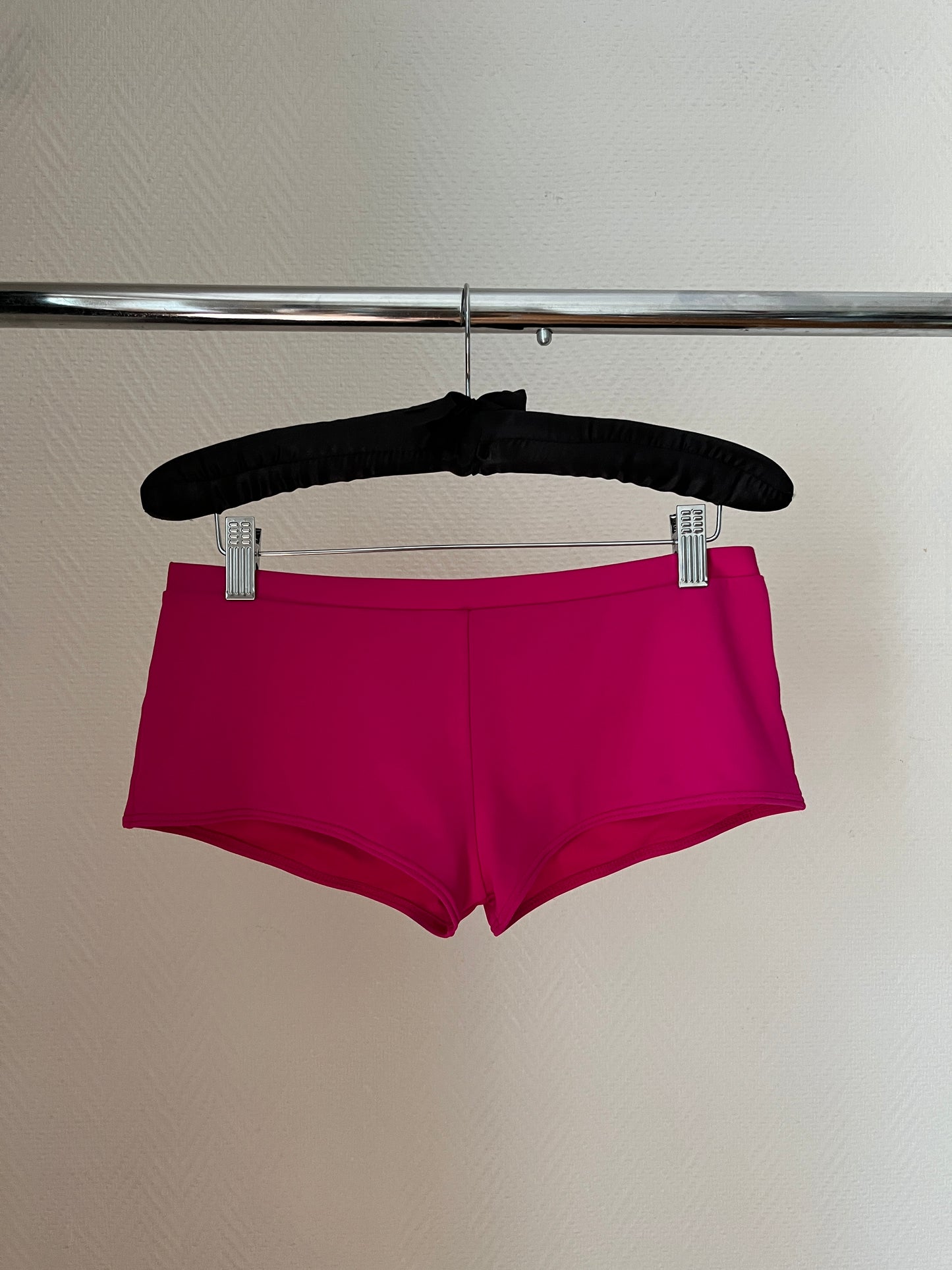 Vintage pink mini beach shorts