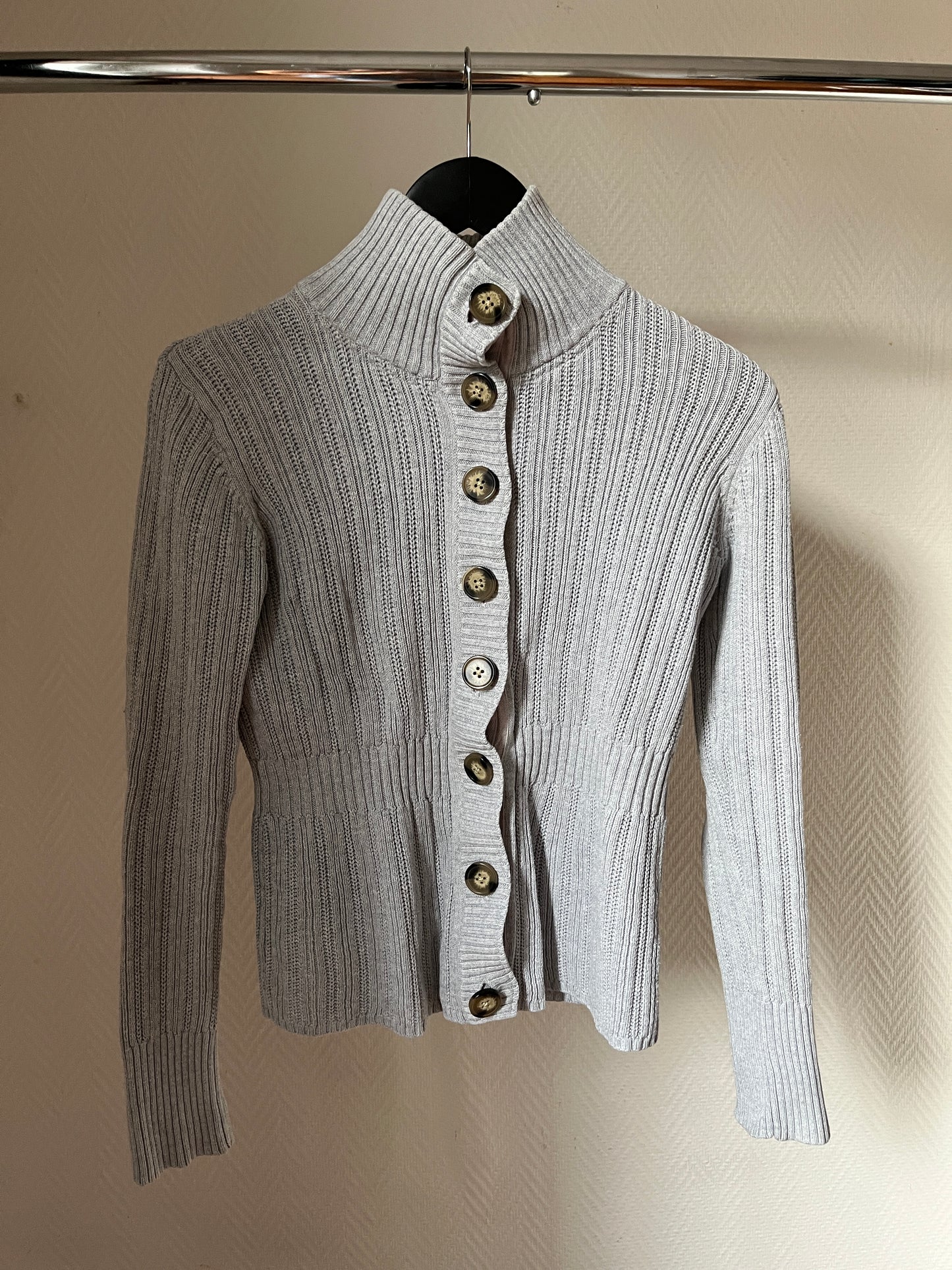 Vintage grey buttoned cardigan
