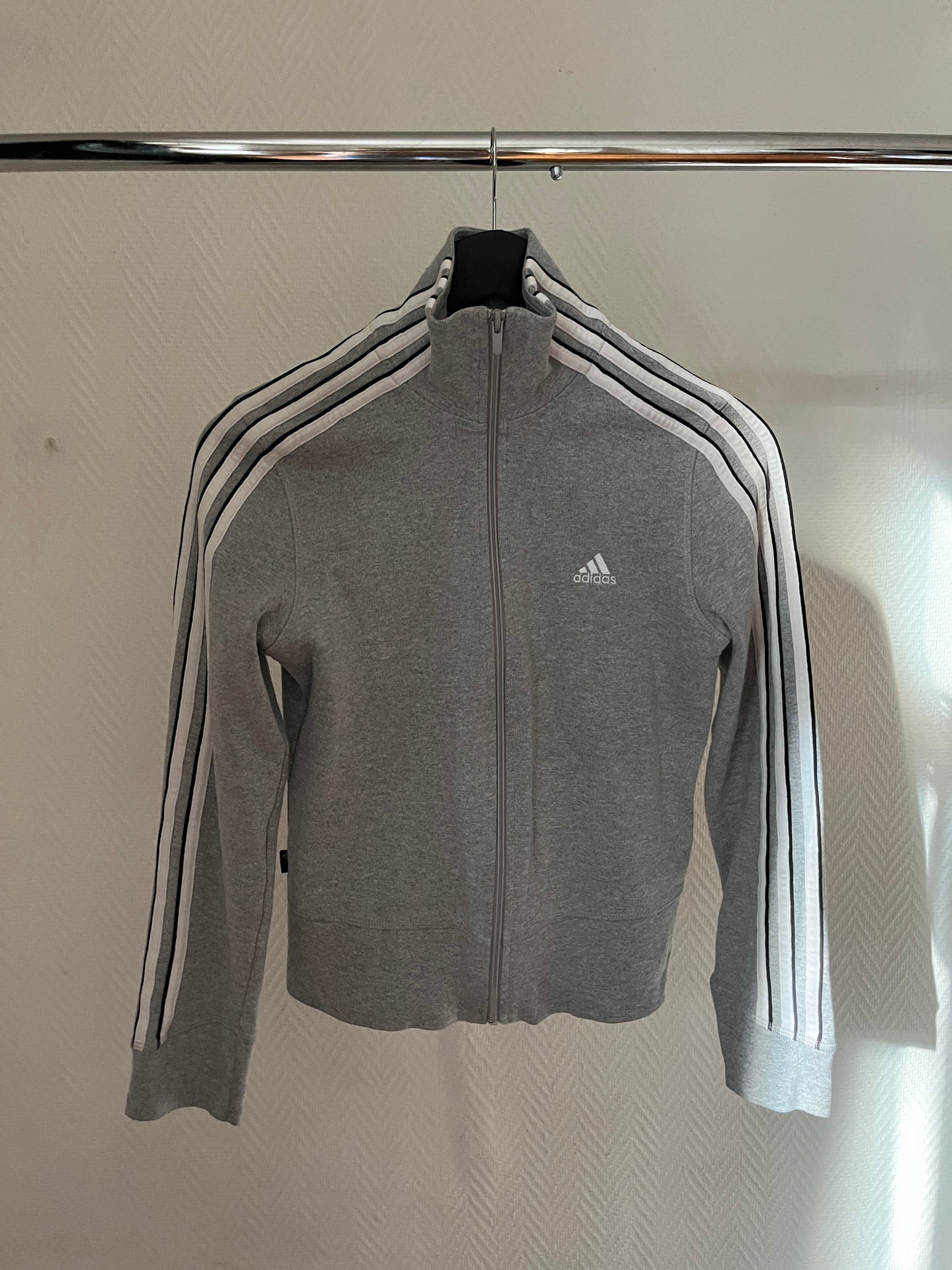 Vintage adidas grey zip up jacket