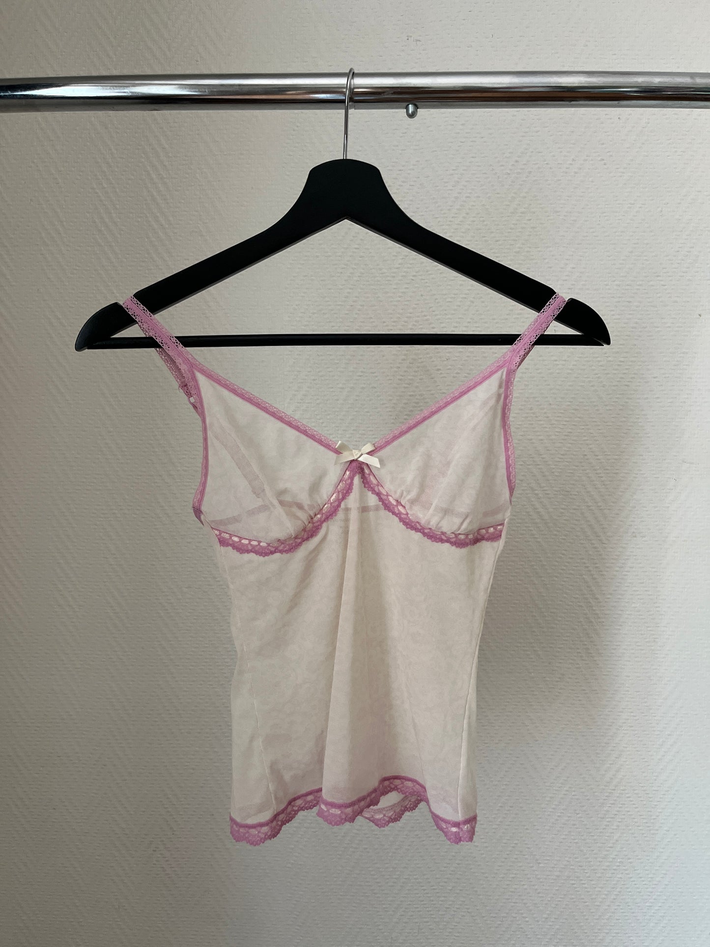 Vintage see-through cami top