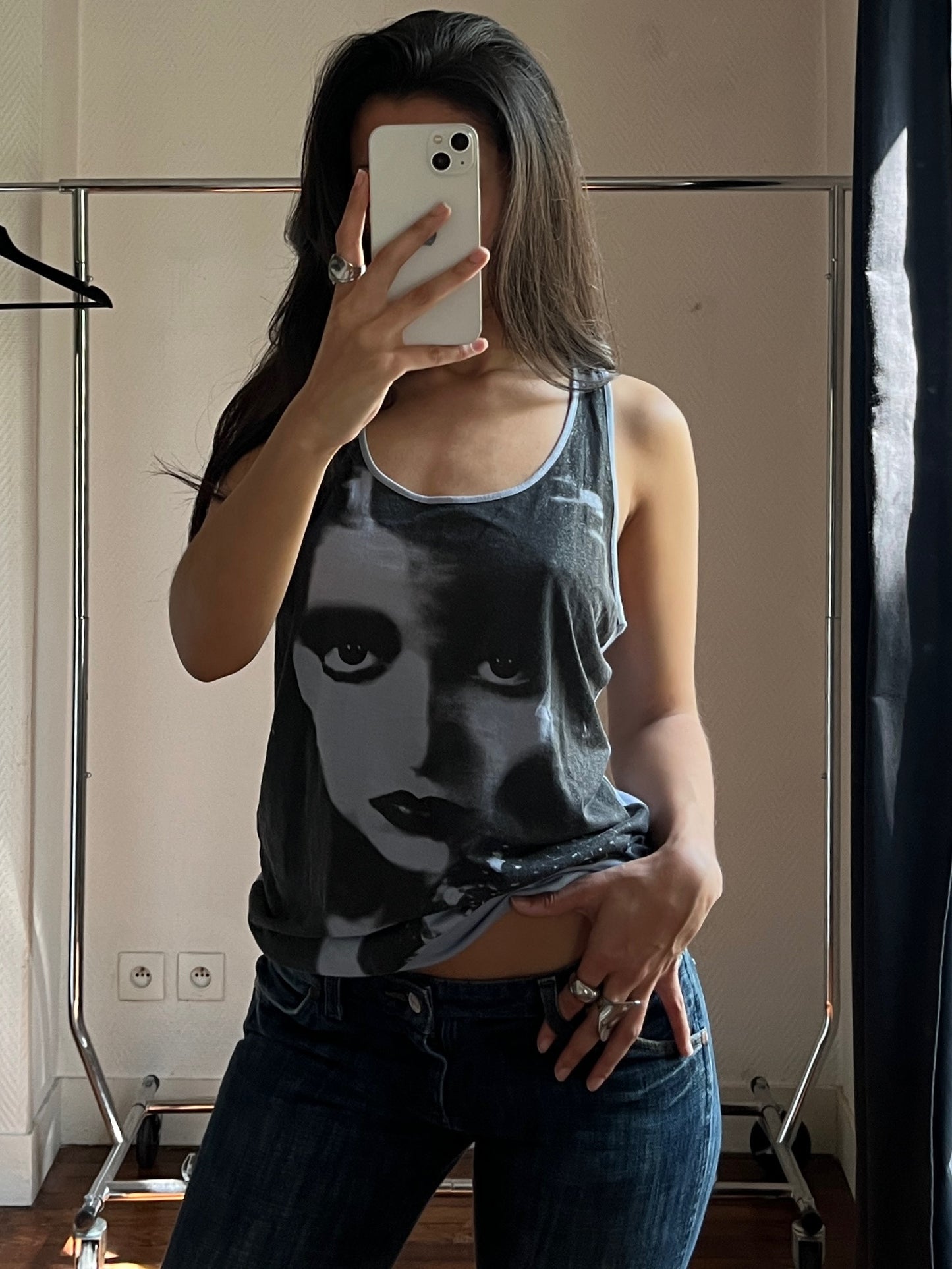 Face tank top