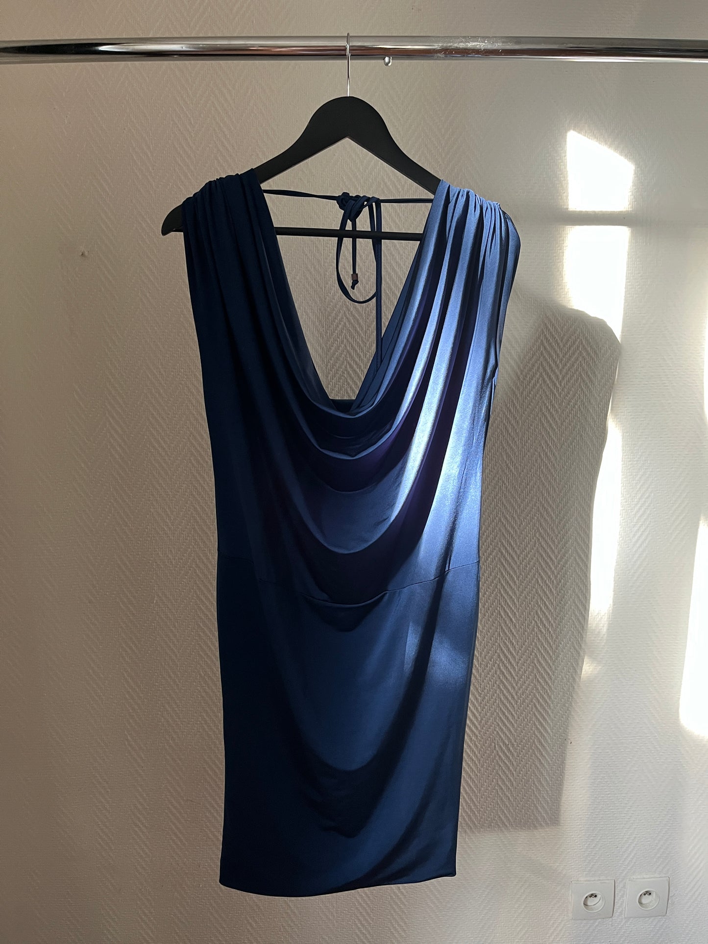Vintage draped marine dress