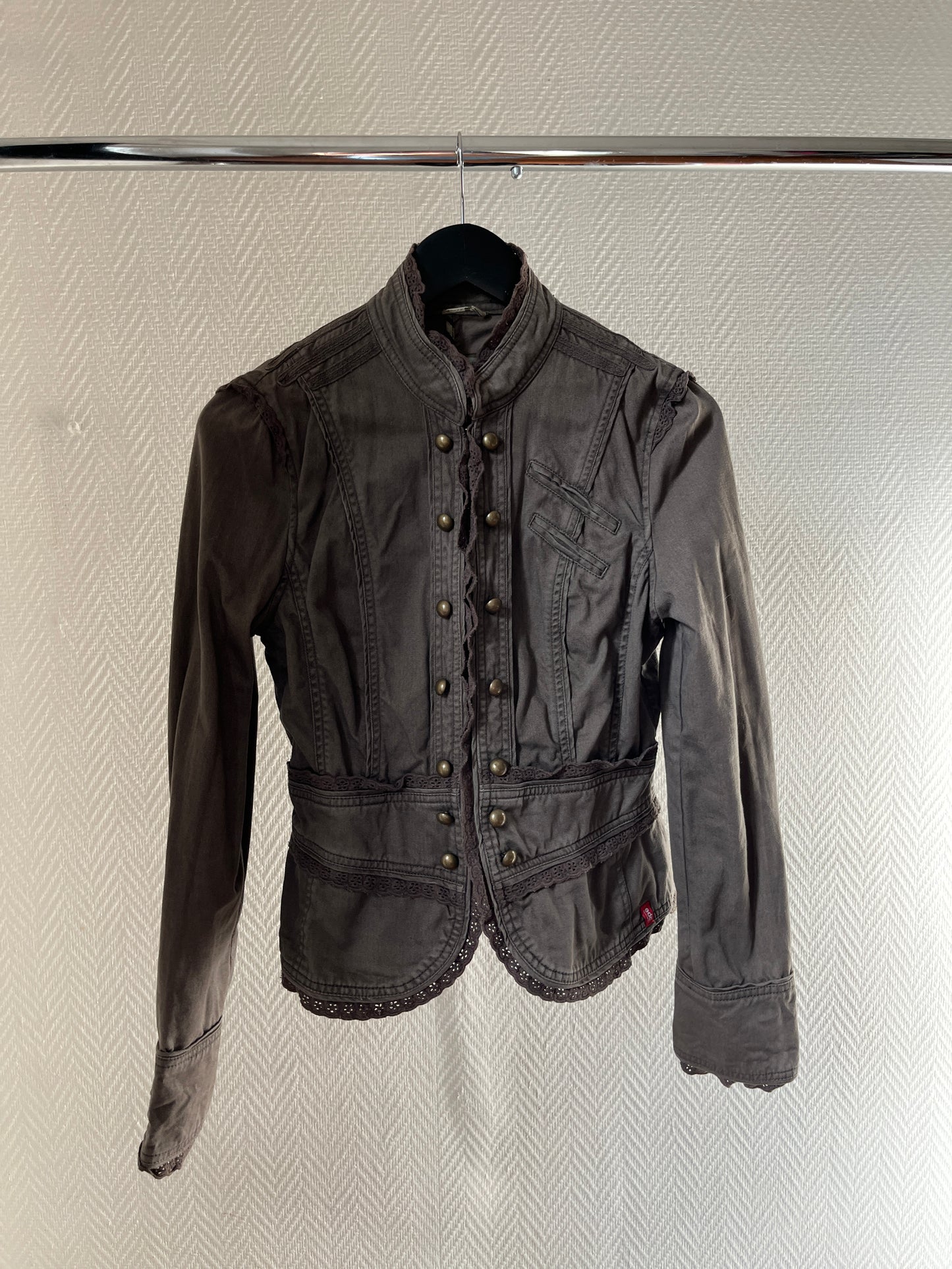 Vintage khaki officer jacket