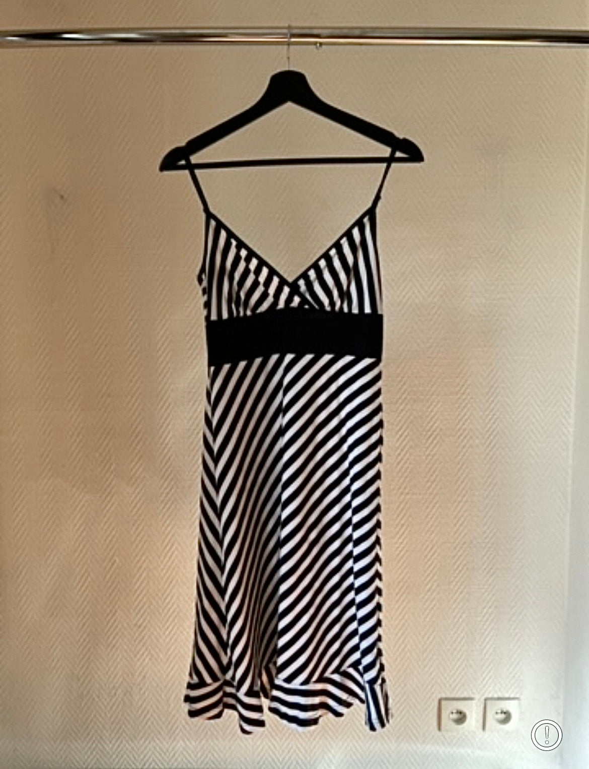 Vintage striped midi dress