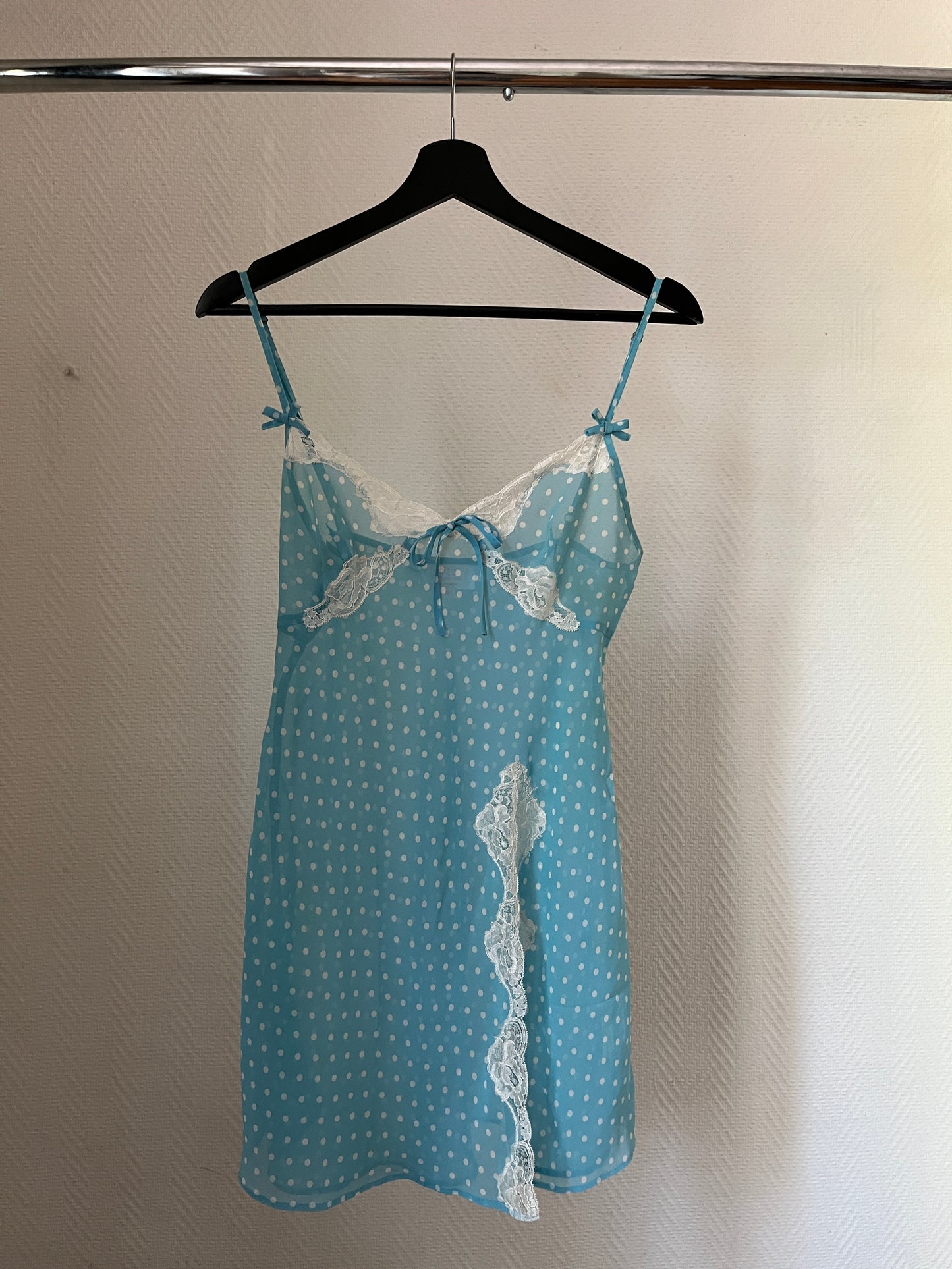 Blue polka dot nuisette dress