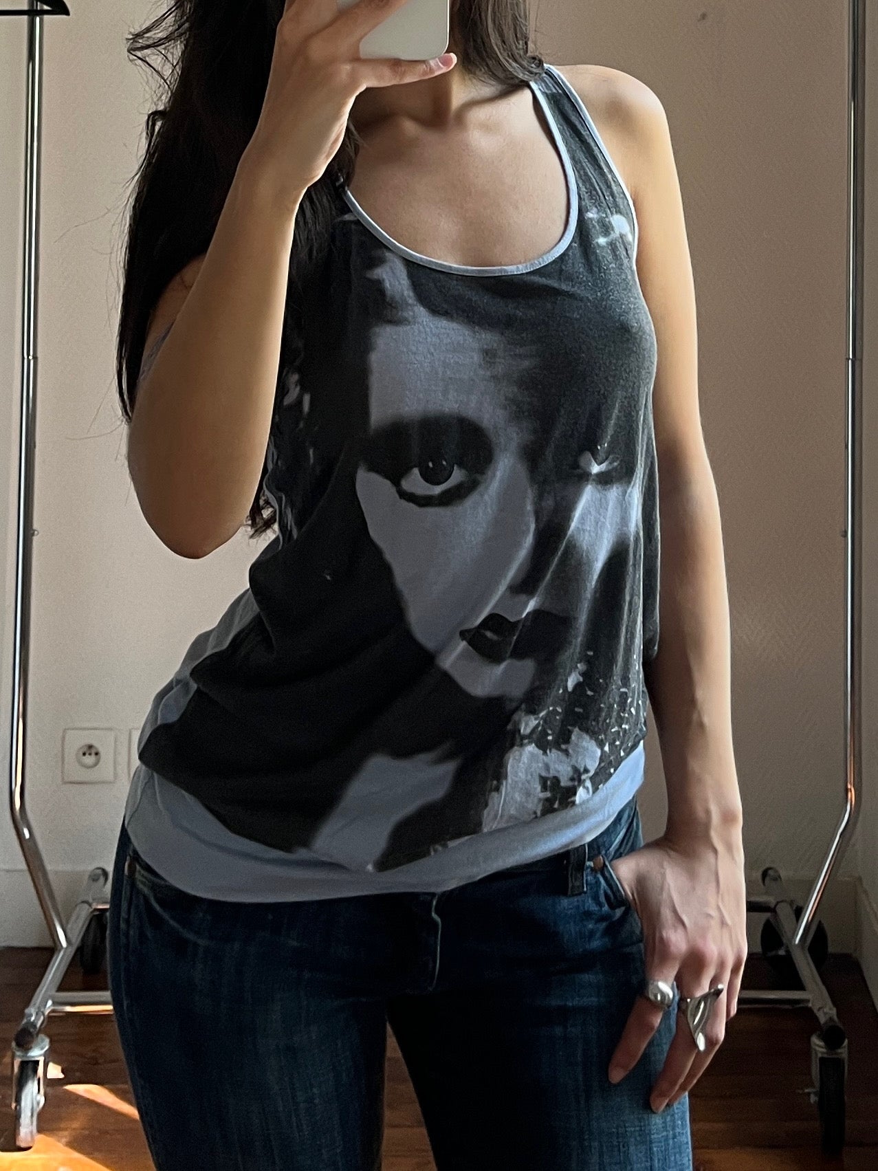 Face tank top