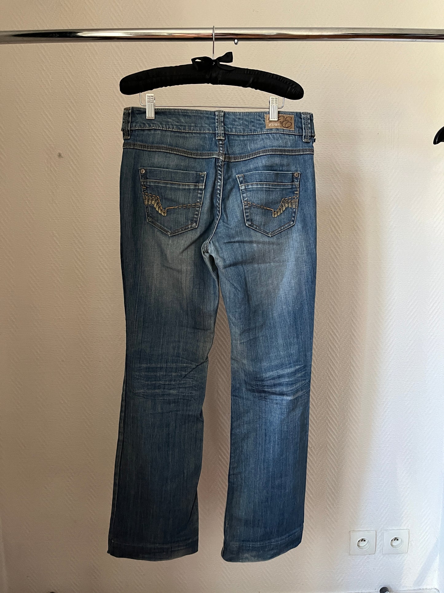 Vintage straight blue jeans