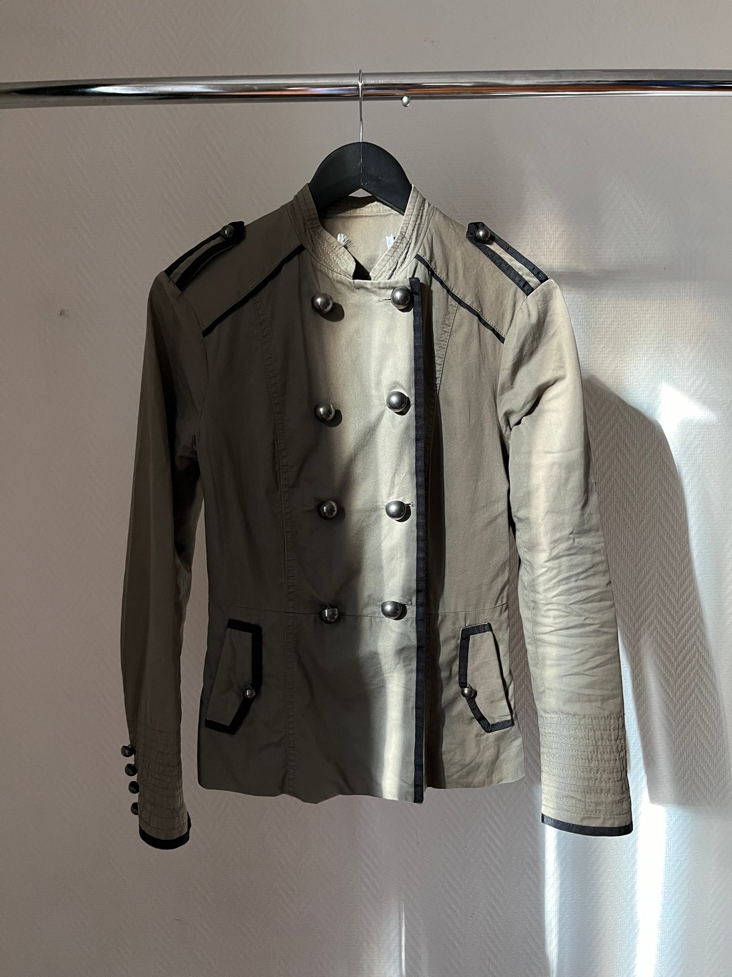 Vintage khaki officer jacket
