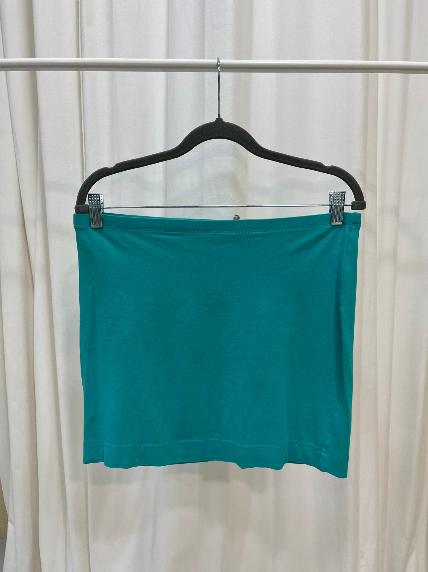 Vintage low raised turquoise skirt