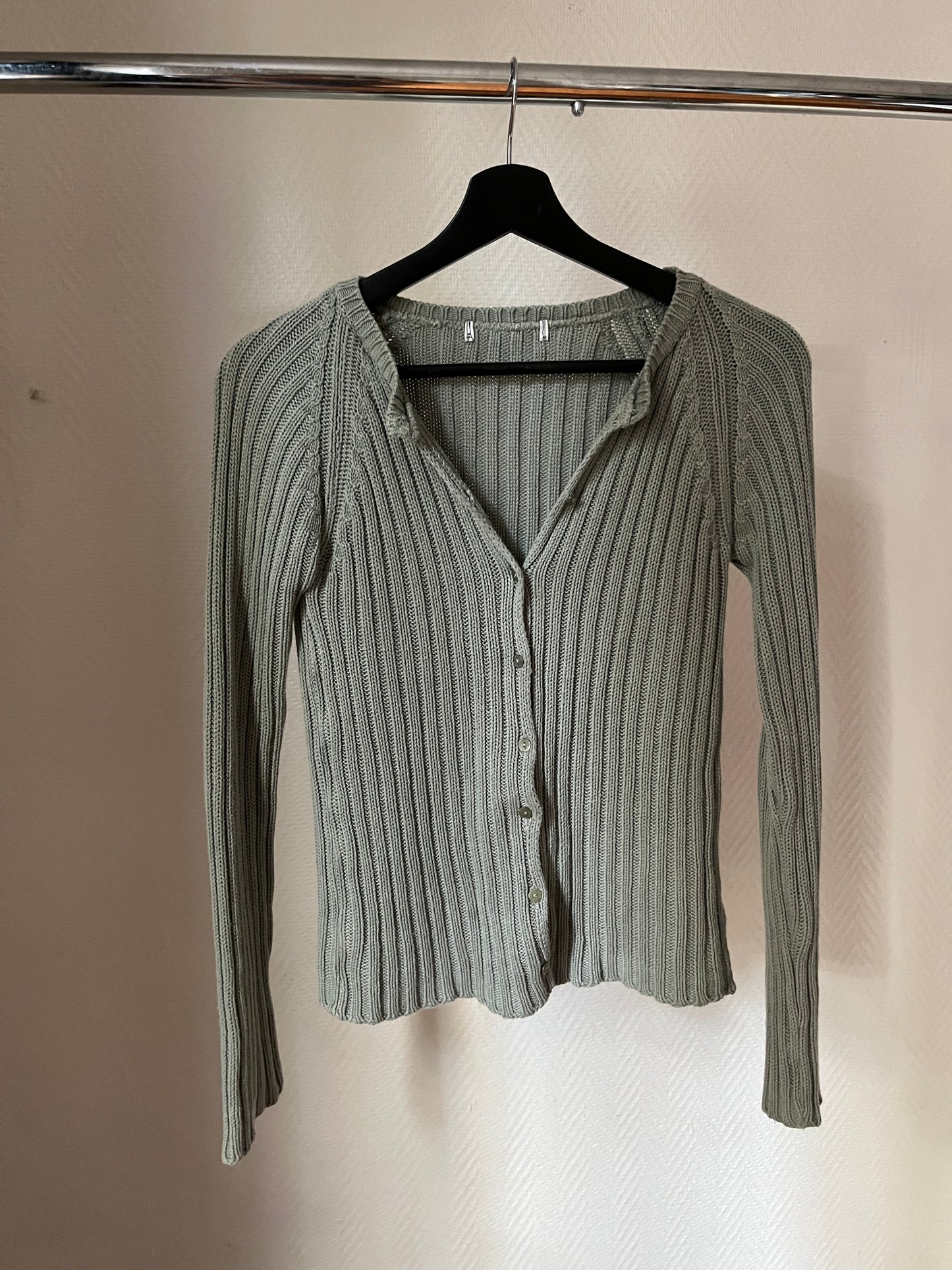 Vintage grey/khaki cardigan