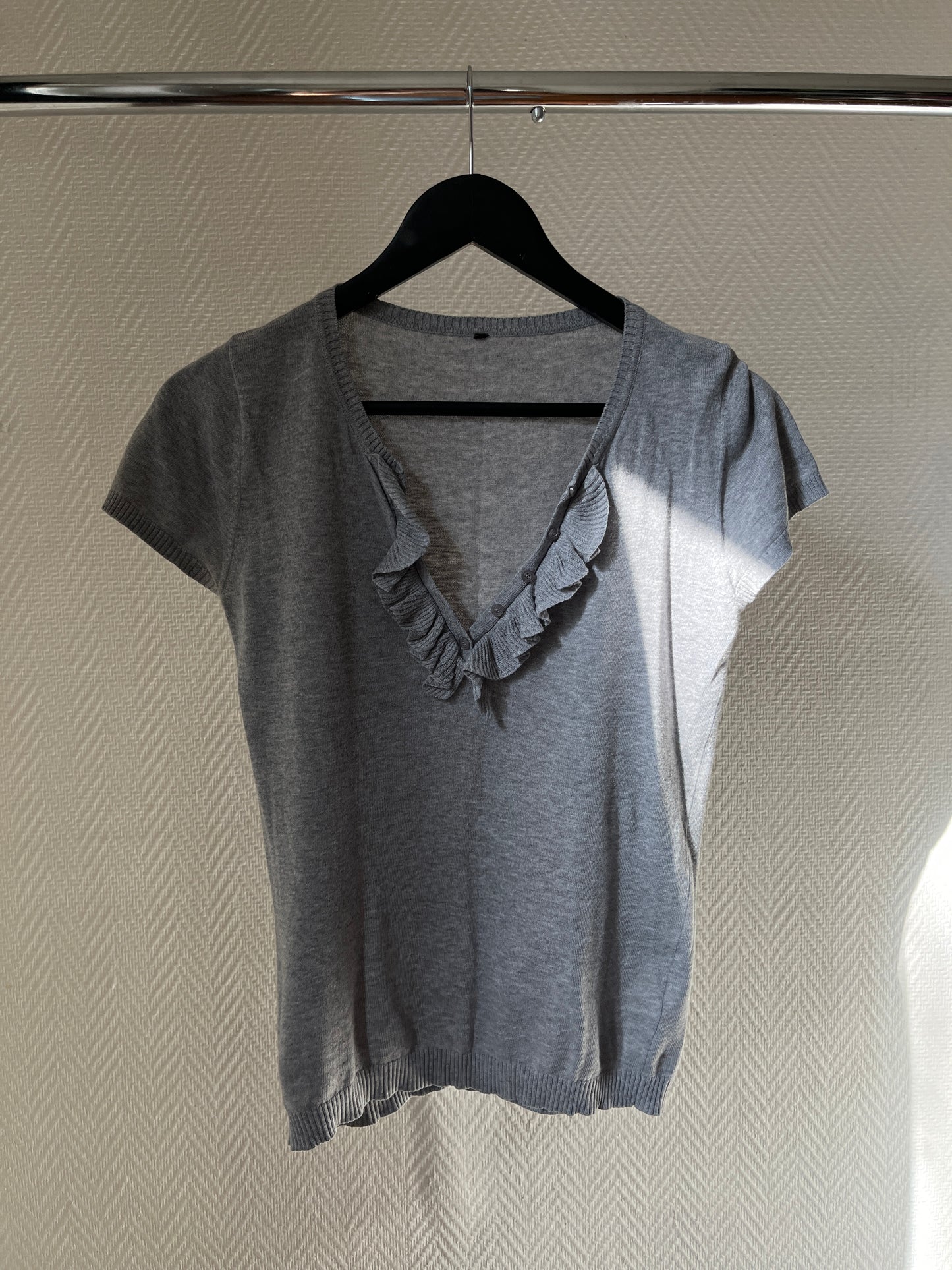 Vinted knitted ruched top