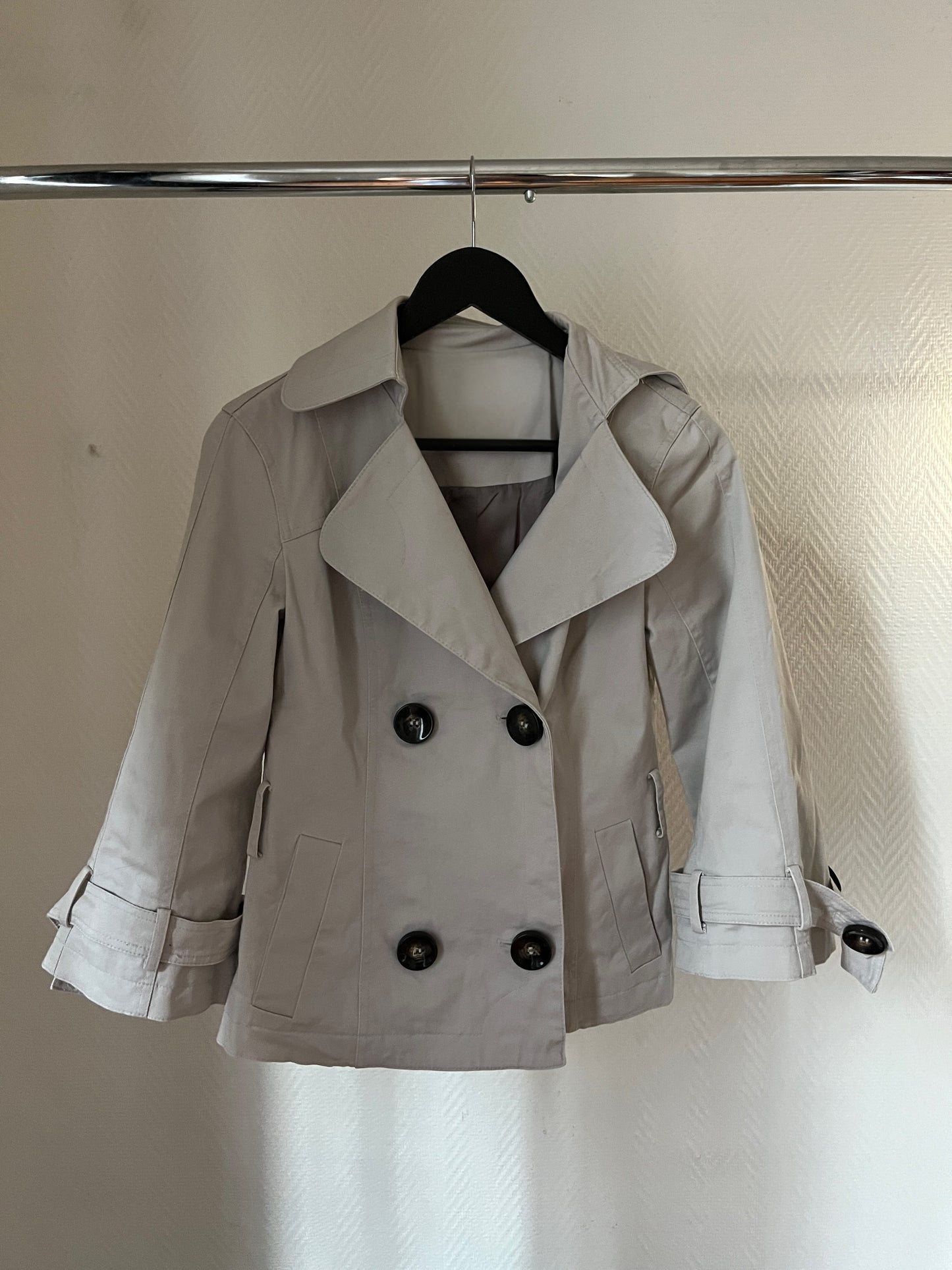 Vintage light beige trench coat