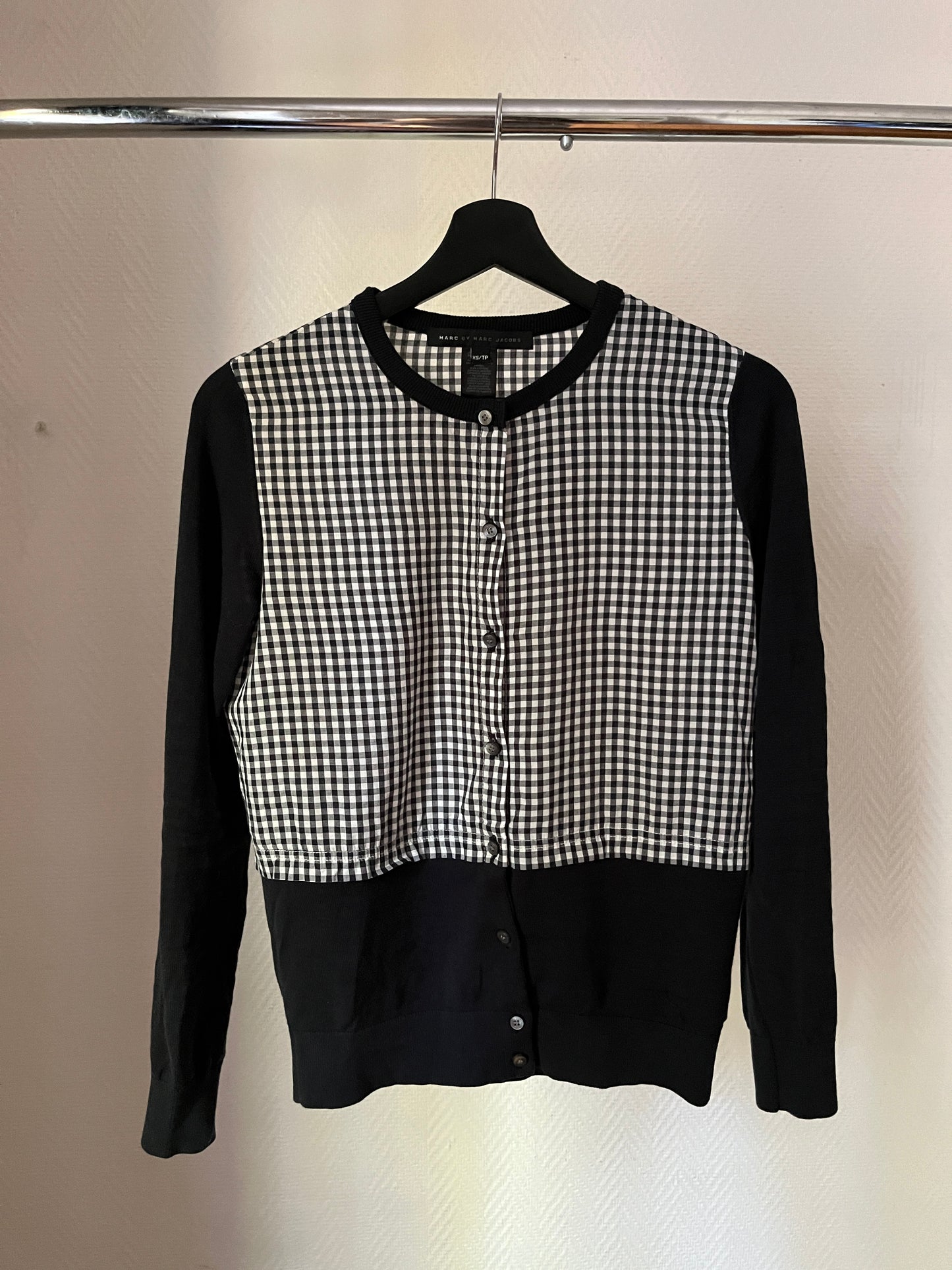Vintage Marc Jacobs bimaterial cardigan