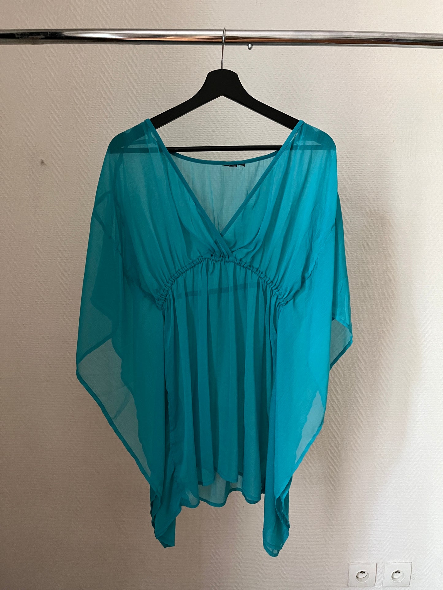Vintage blue beach dress