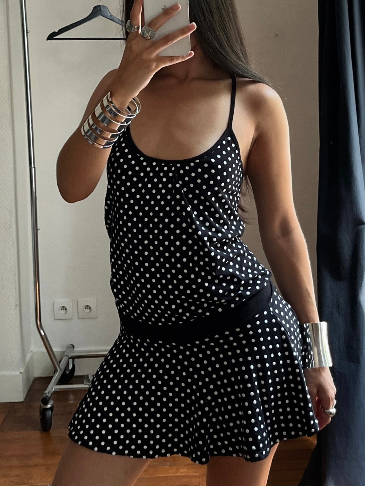 Vintage polka dot summer dress