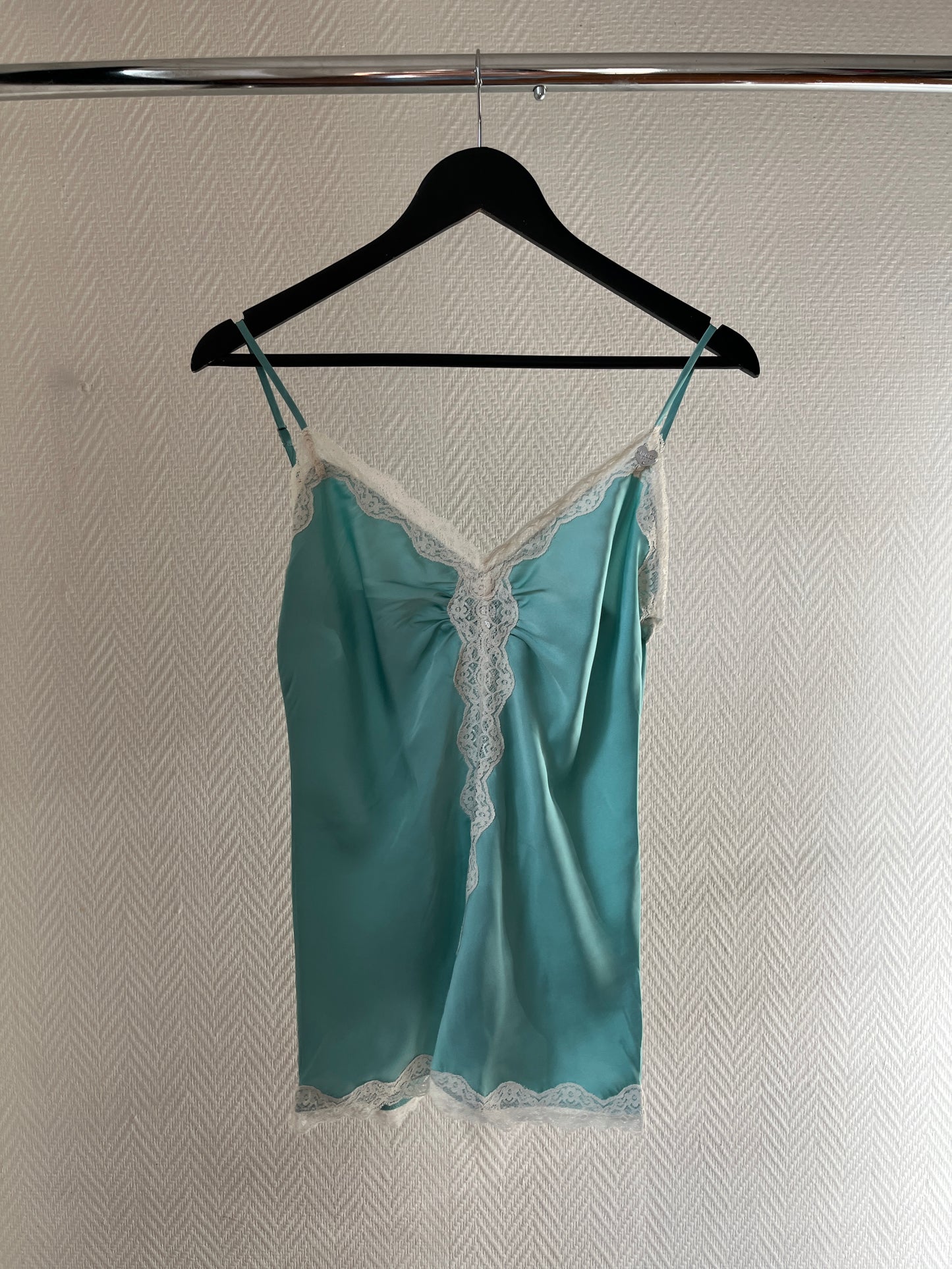 Vintage satin lace top