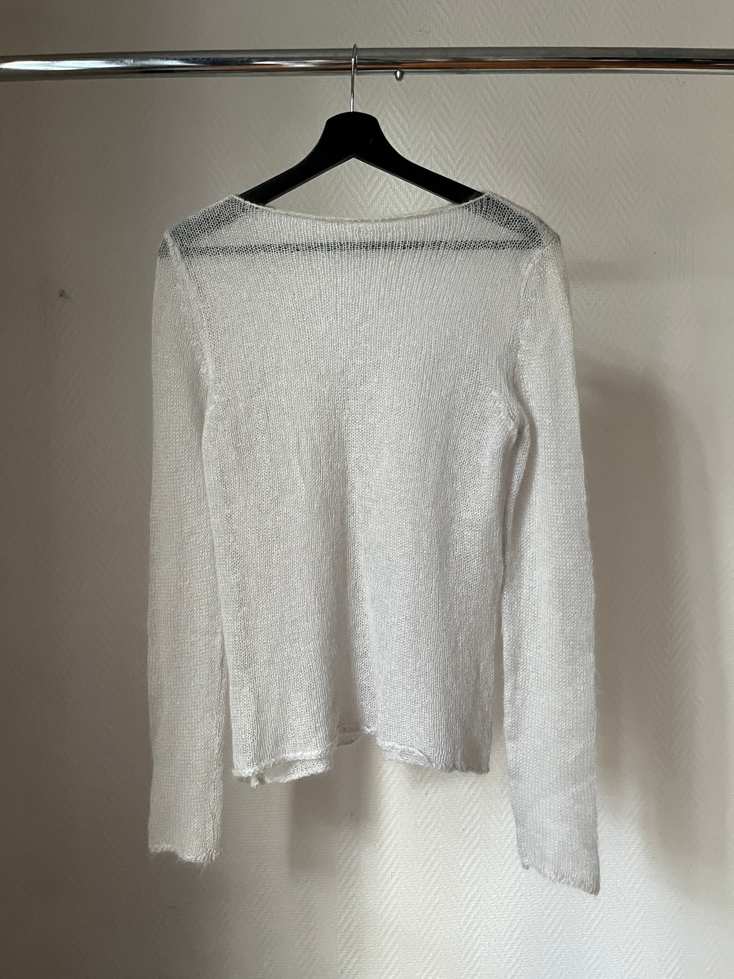 Vintage see-through knitted top