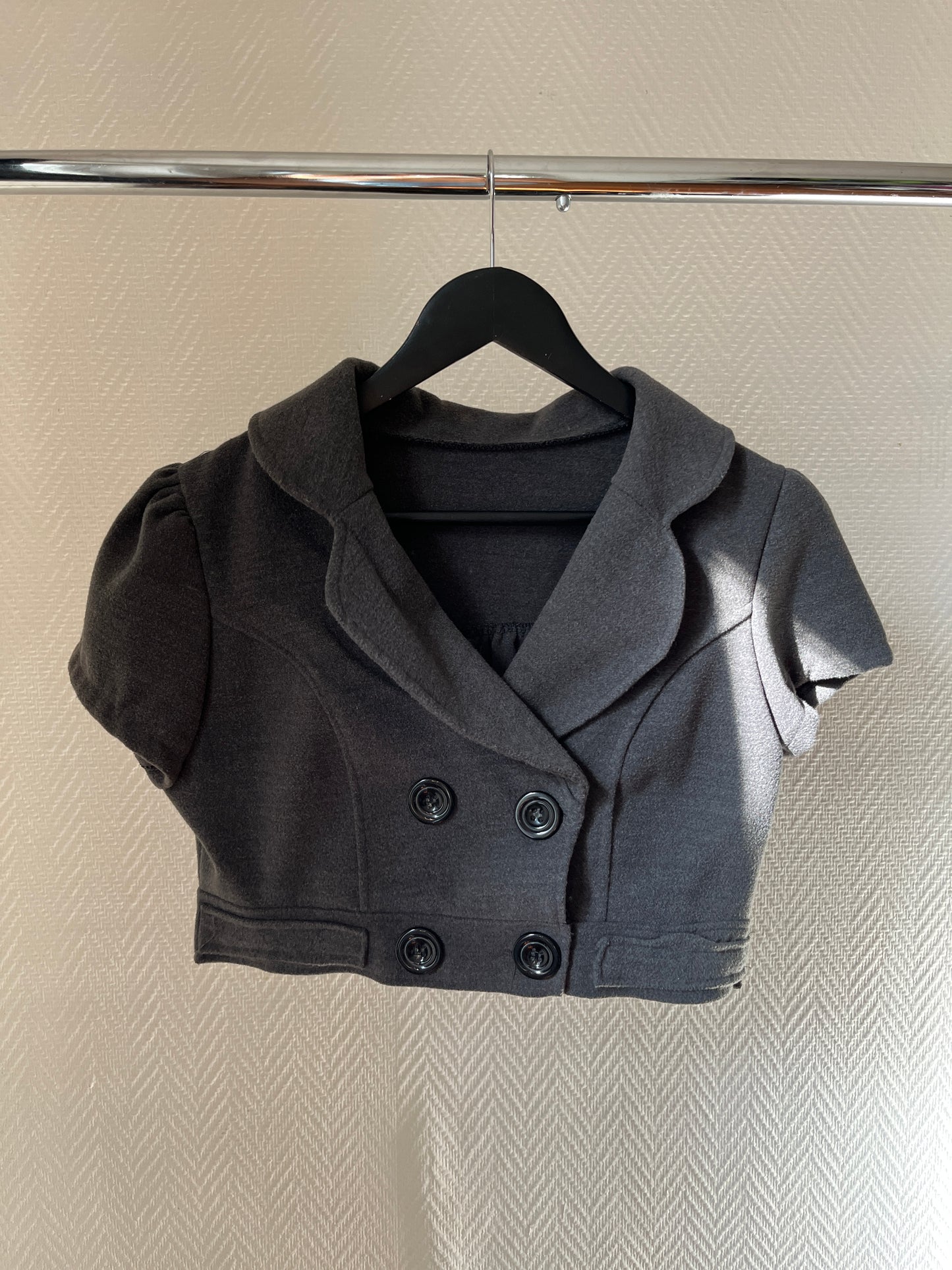 Vintage short trench coat style bolero