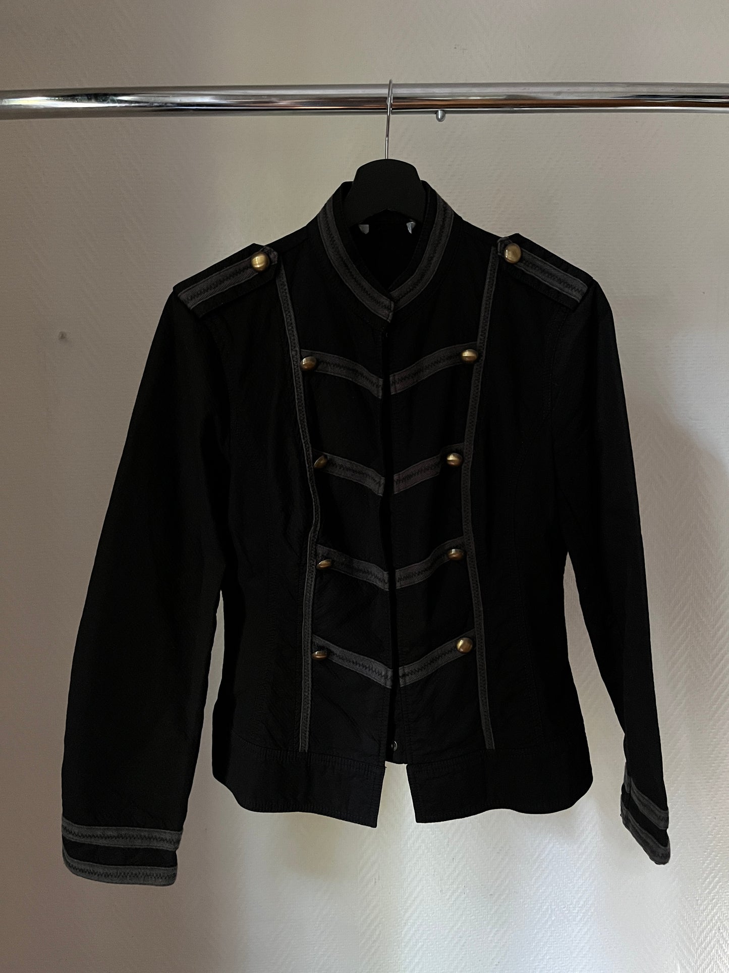 Vintage black officer jacket