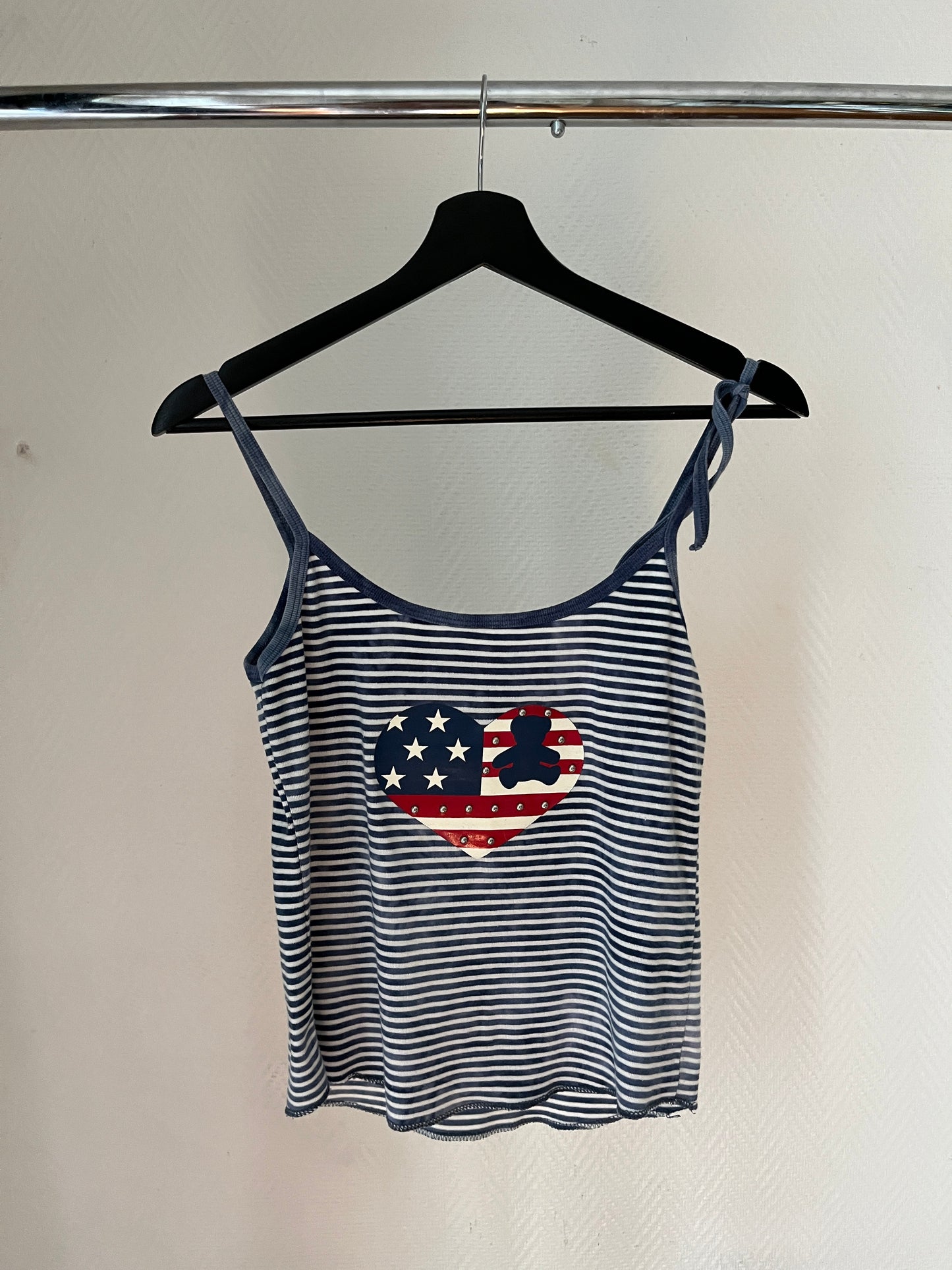 Lulu Castagnette vintage striped cami top