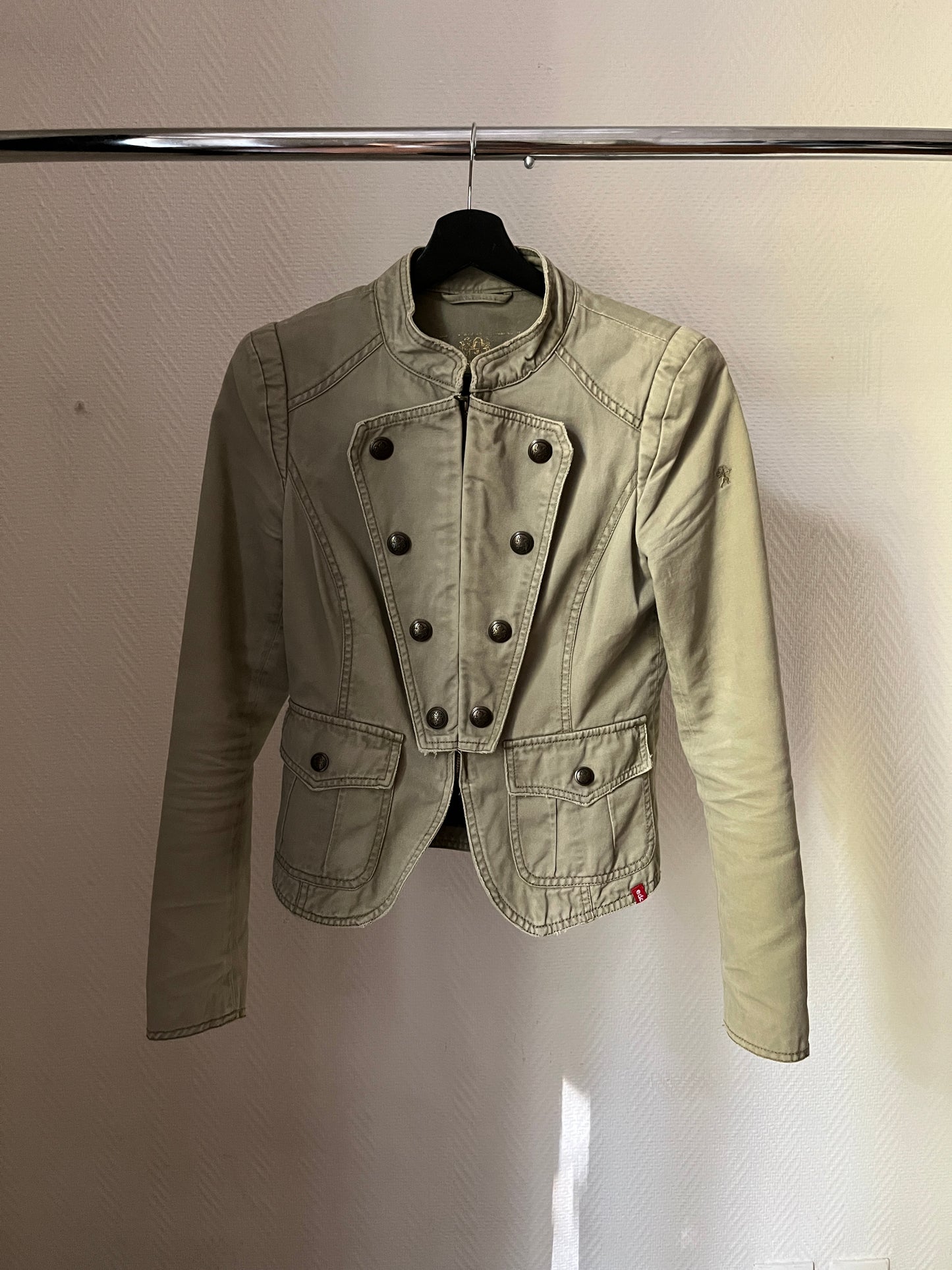 Vintage khaki officer jacket