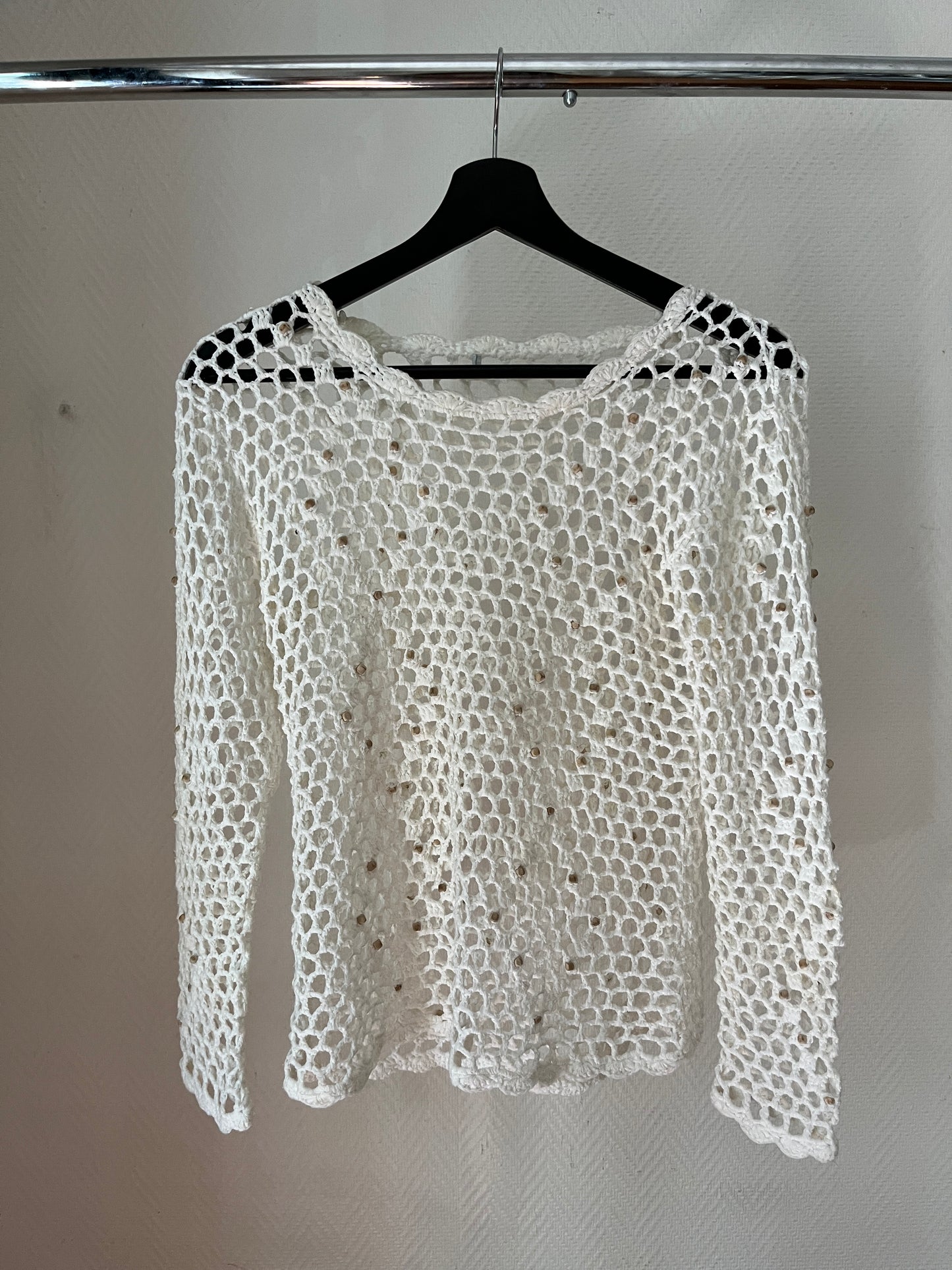 Vintage crochet beach top