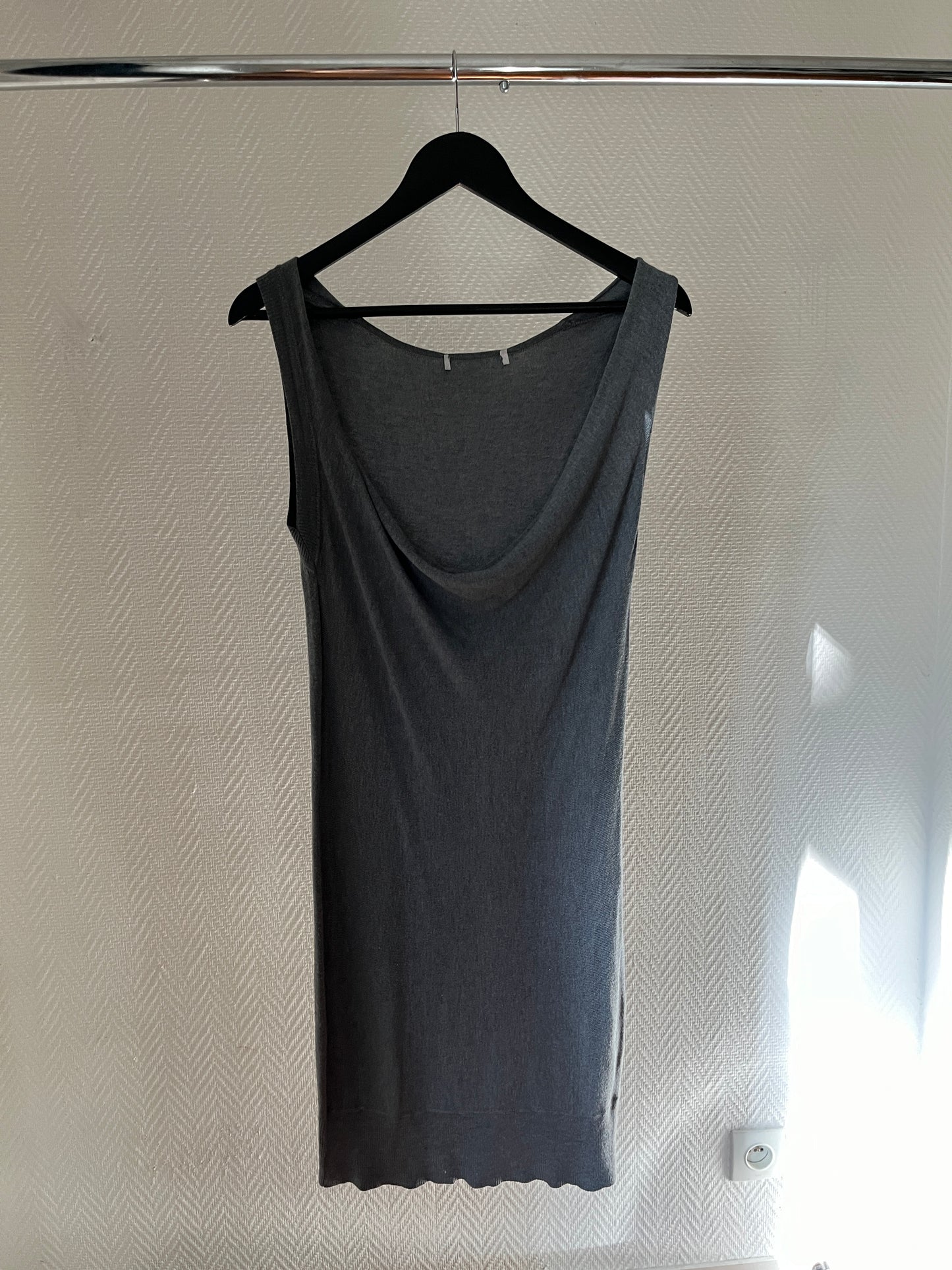 Vintage draped mini dress