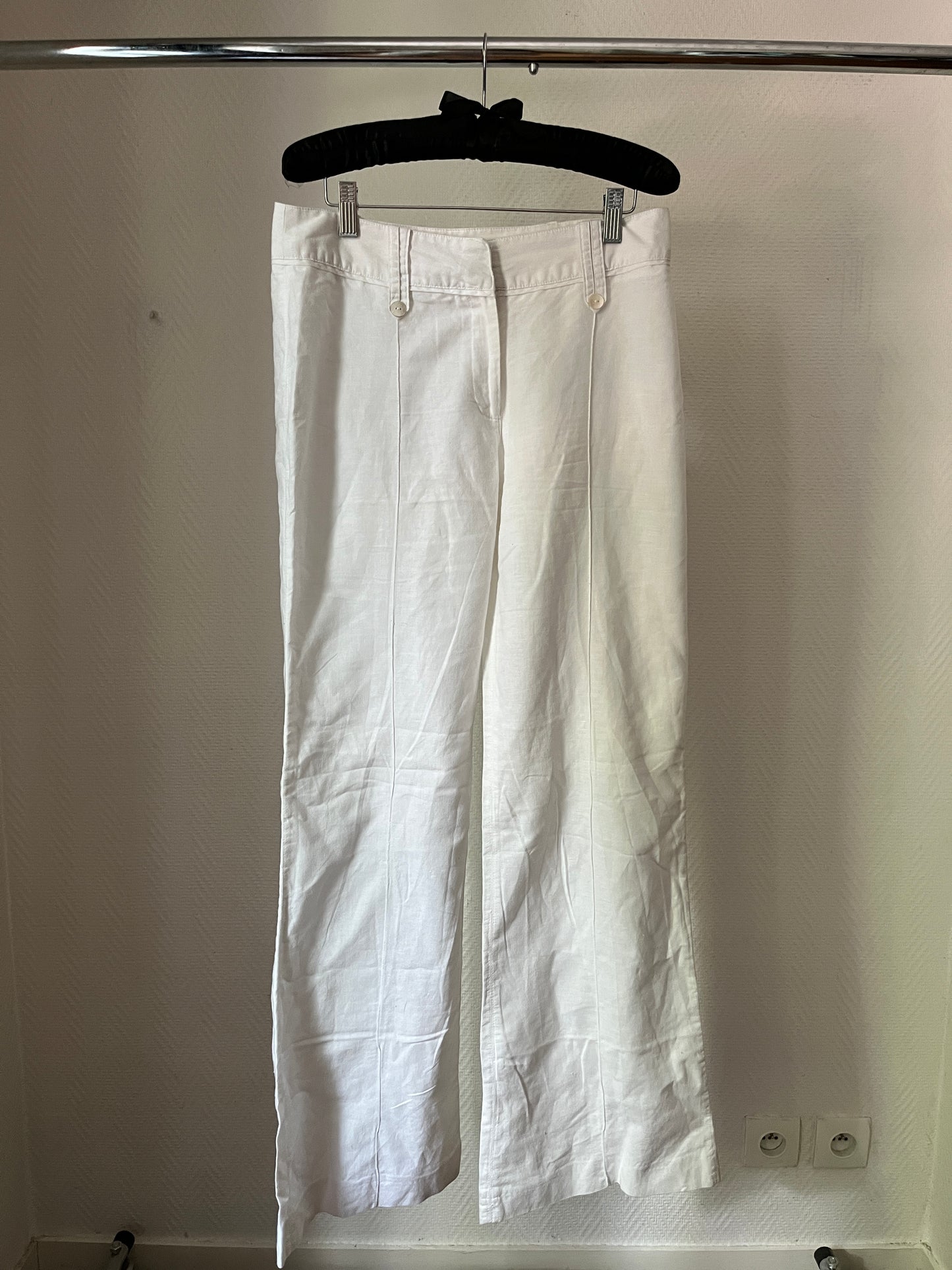 Vintage linen white pants