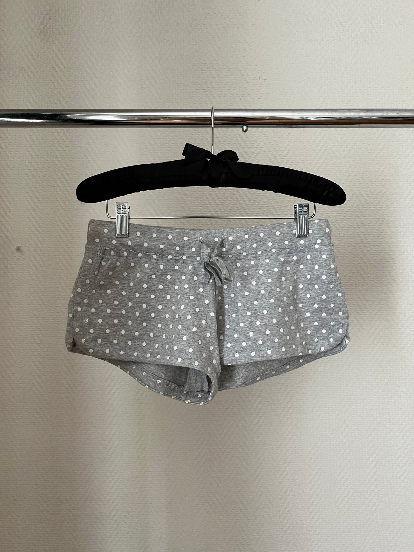 Vintage grey polka dot shorts
