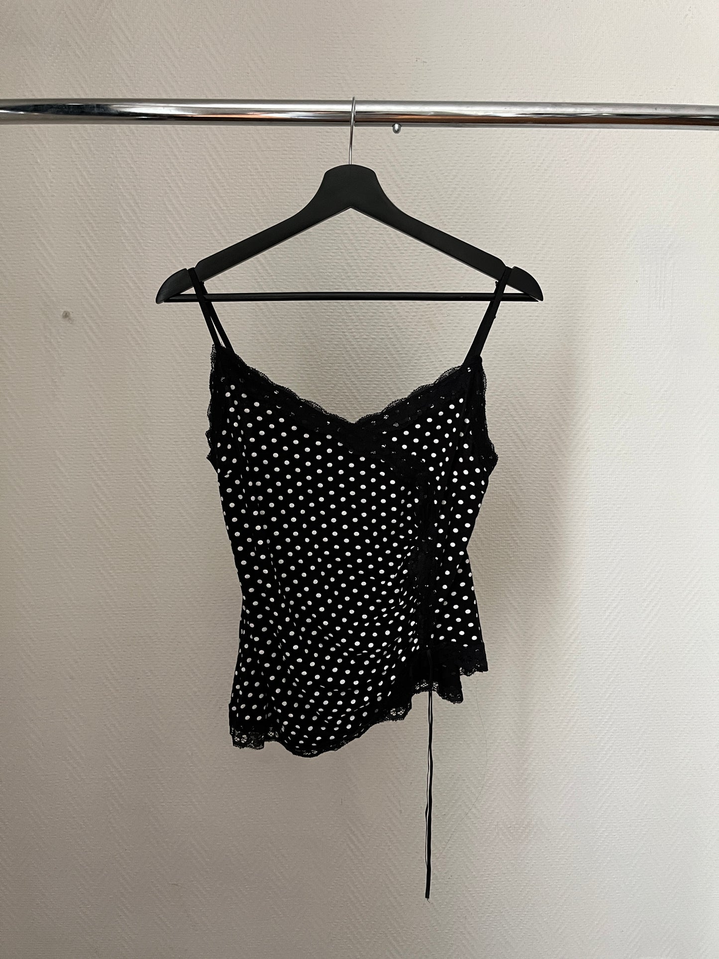 Vintage polka dot cami top