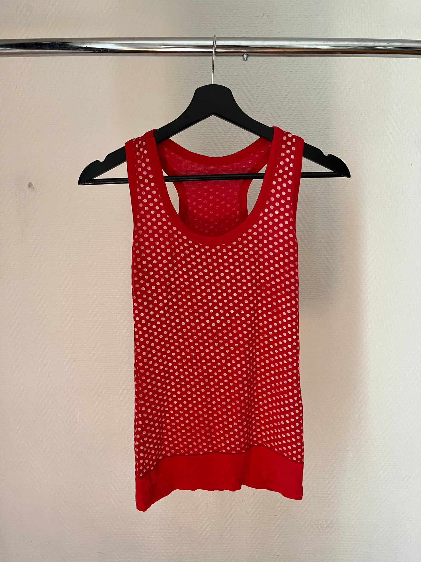 Vintage polka dot tank top