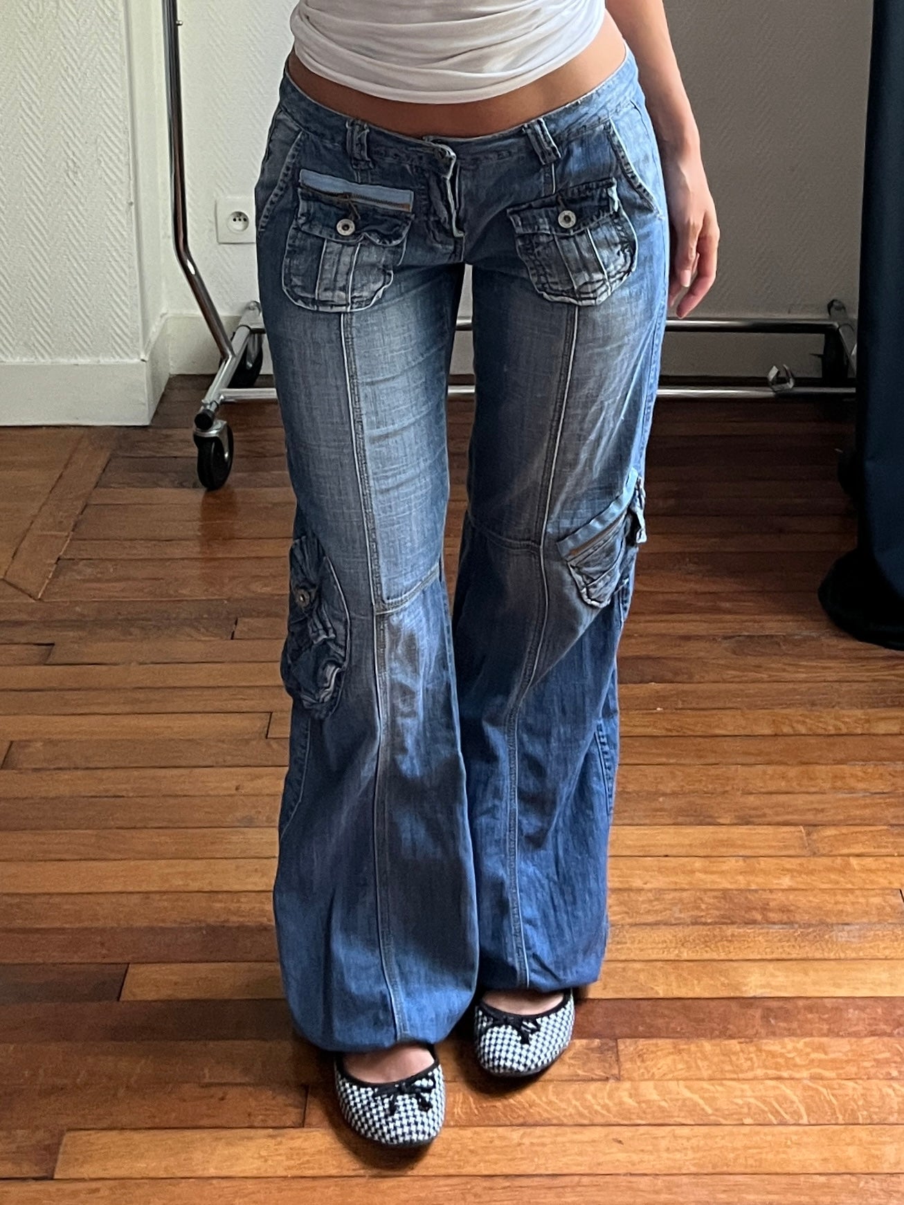 Vintage blue jeans