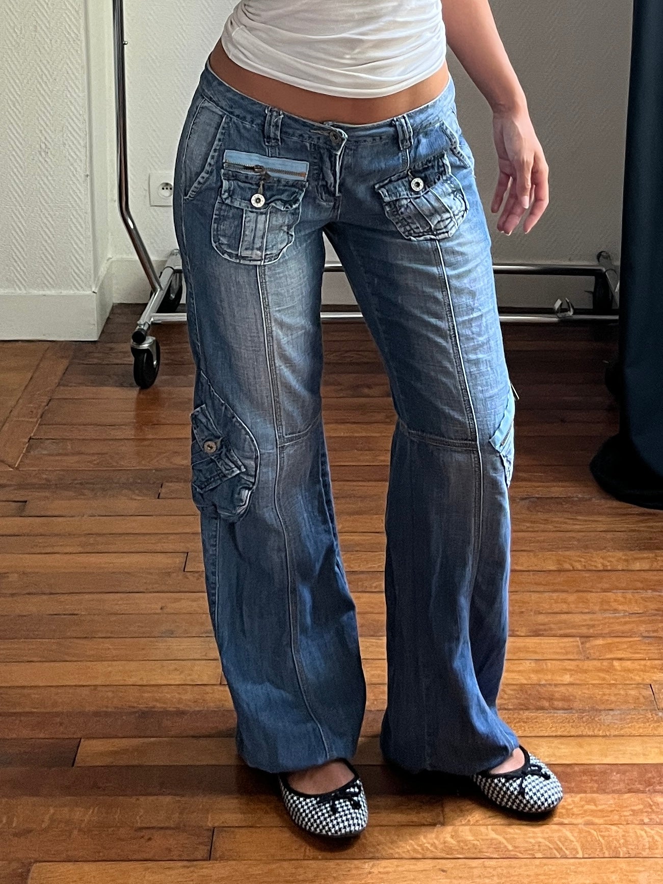 Vintage blue jeans