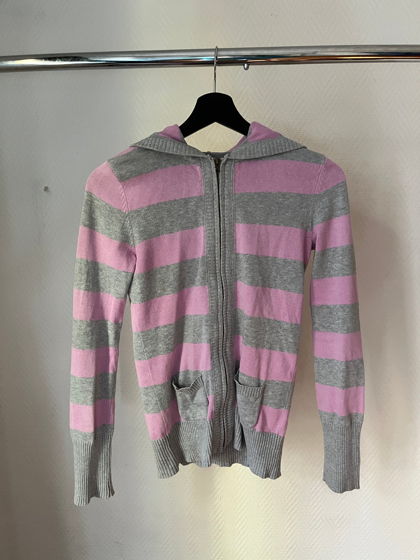 Vintage striped zip up jacket