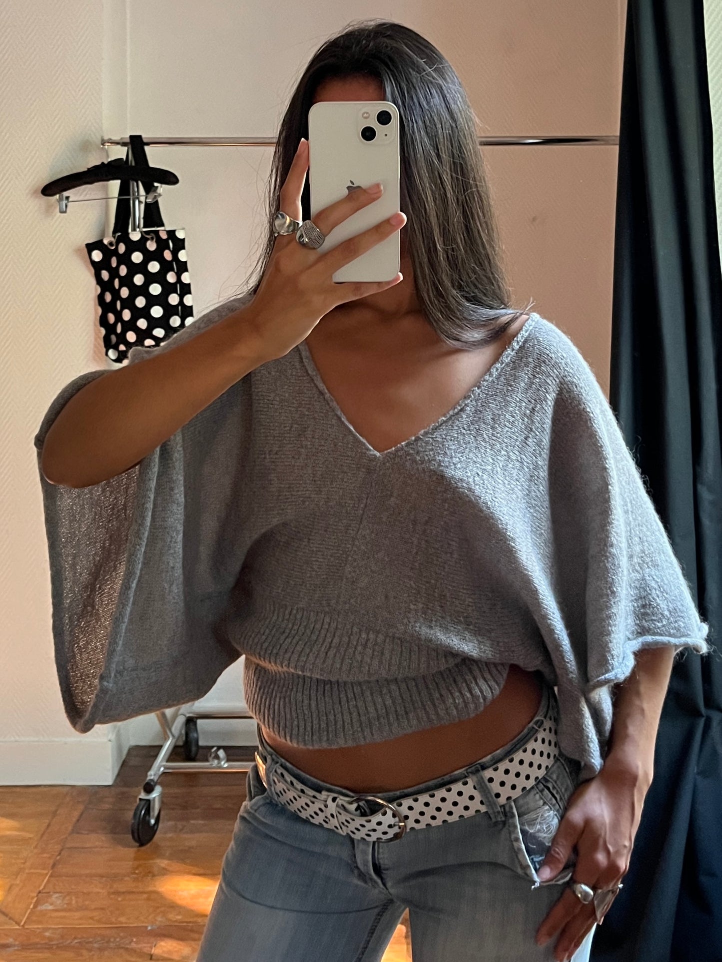 Vintage batwing pull over