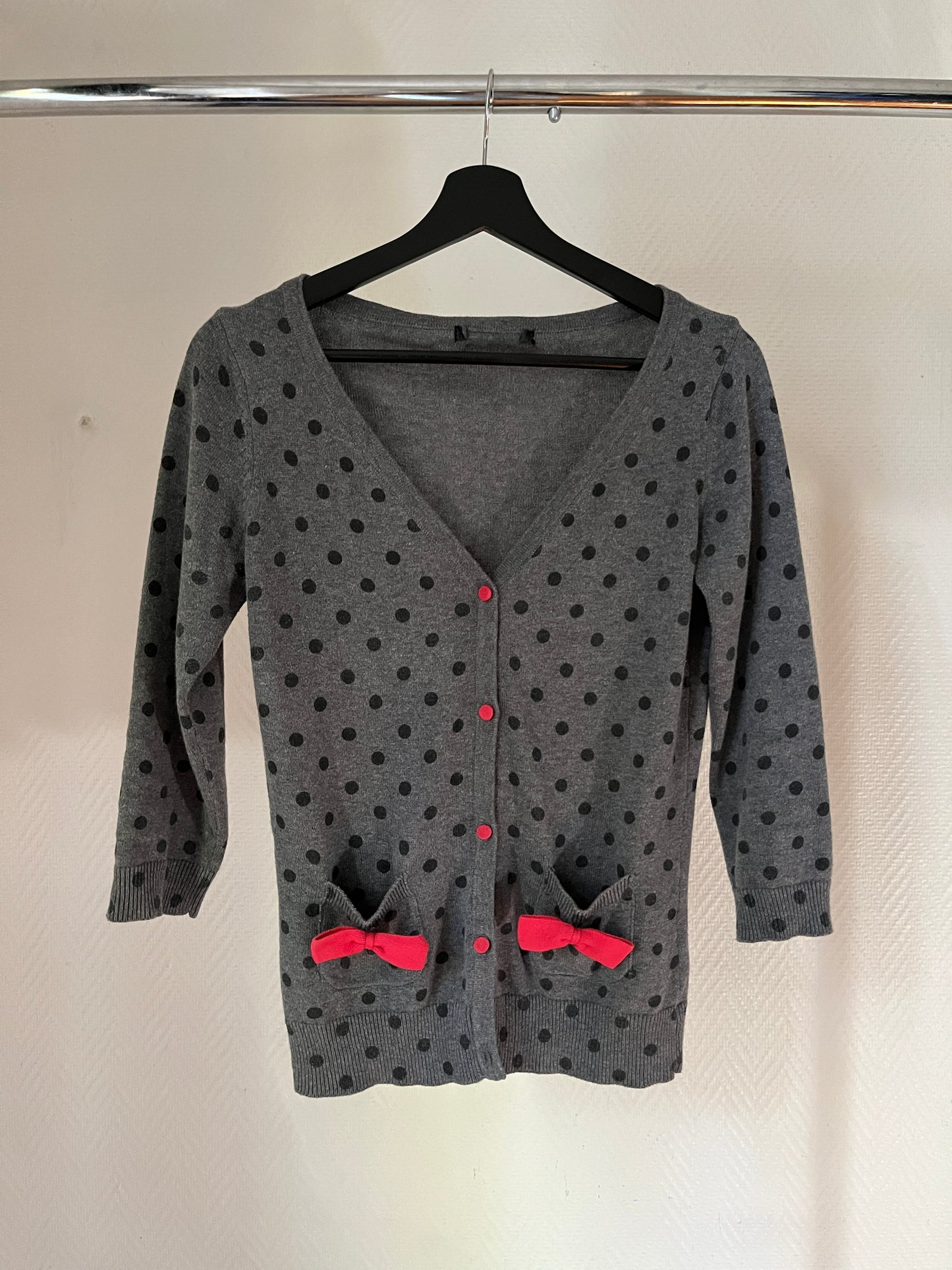 Vintage polka dot cardigan