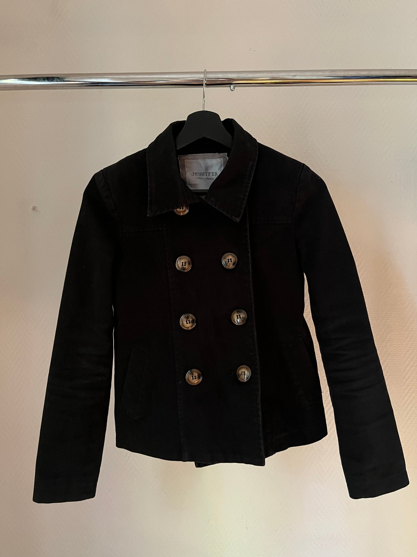 Vintage black trench coat