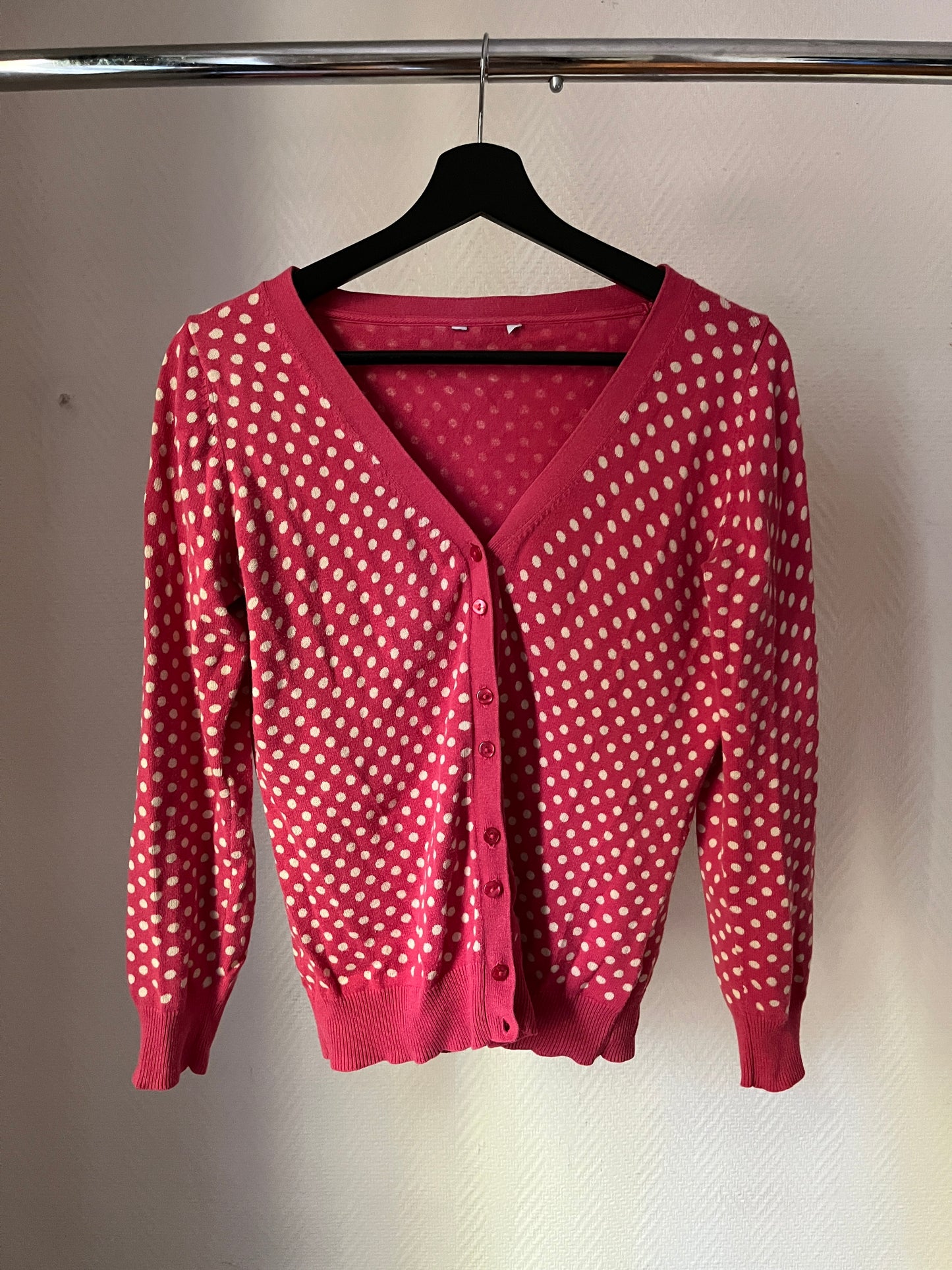 Vintage polka dot cardigan