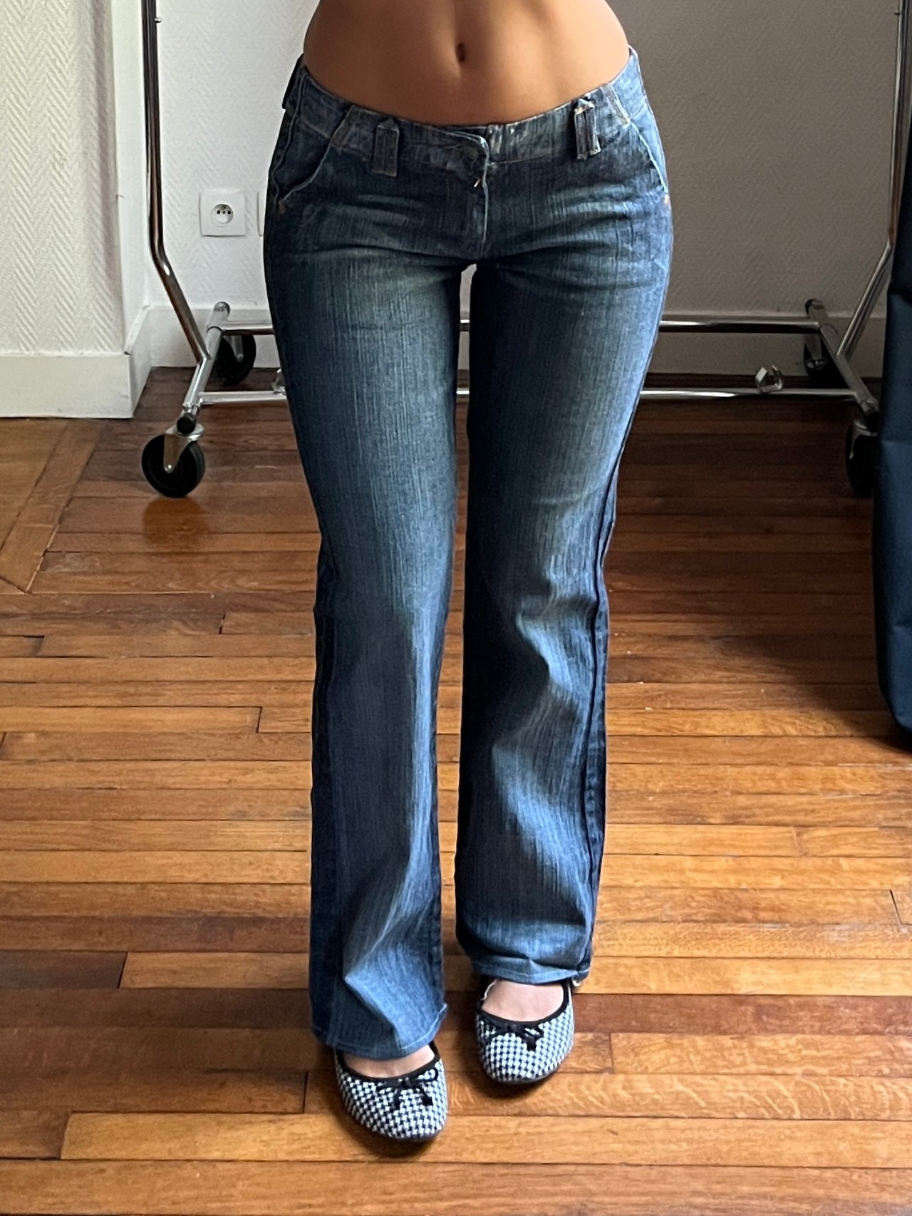 Vintage dark blue jeans