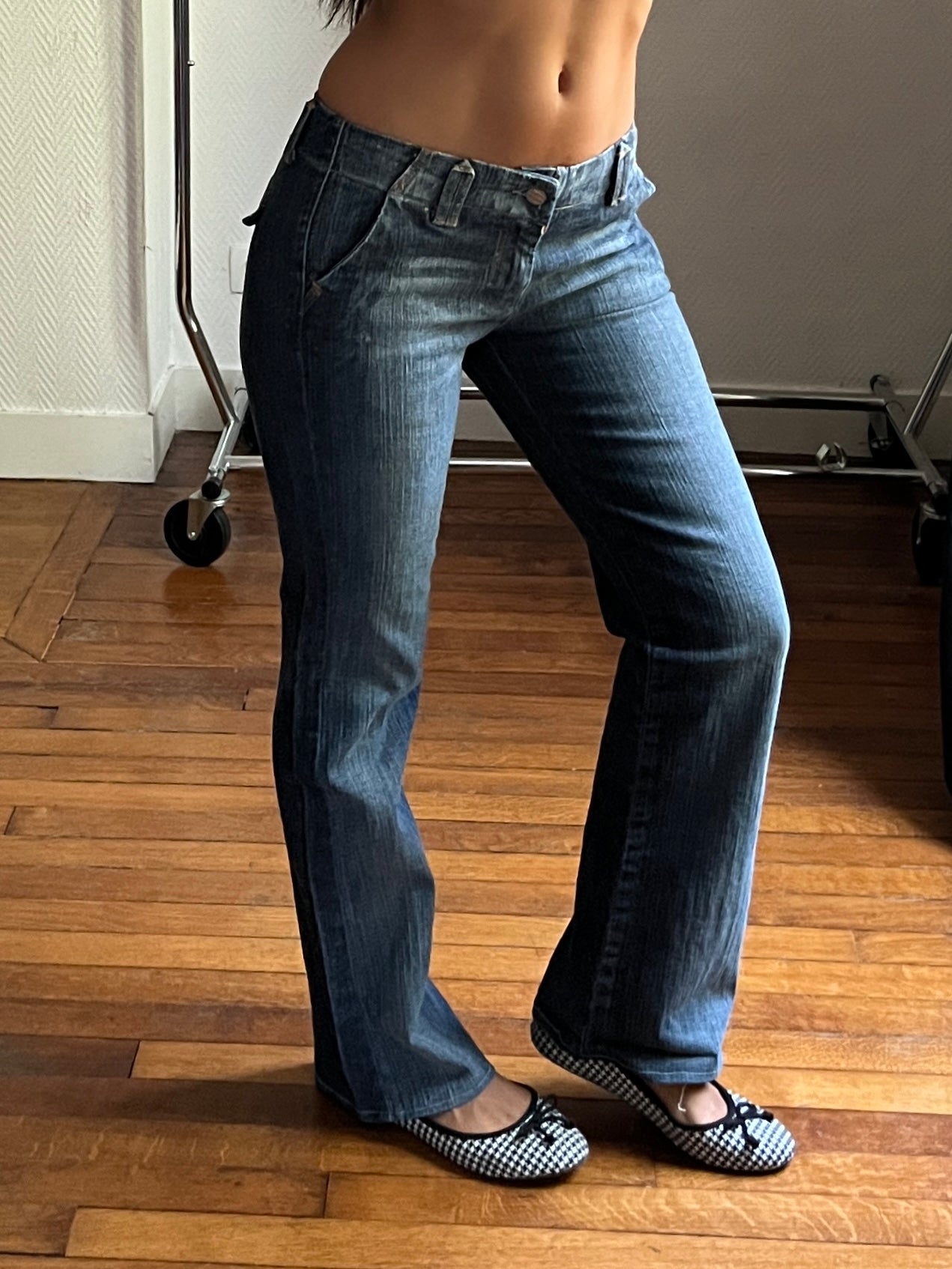 Vintage dark blue jeans