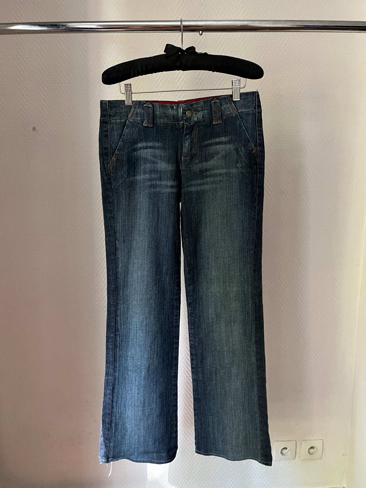 Vintage dark blue jeans