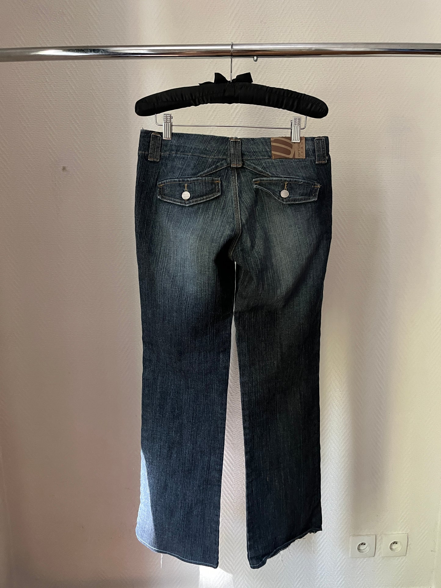 Vintage dark blue jeans