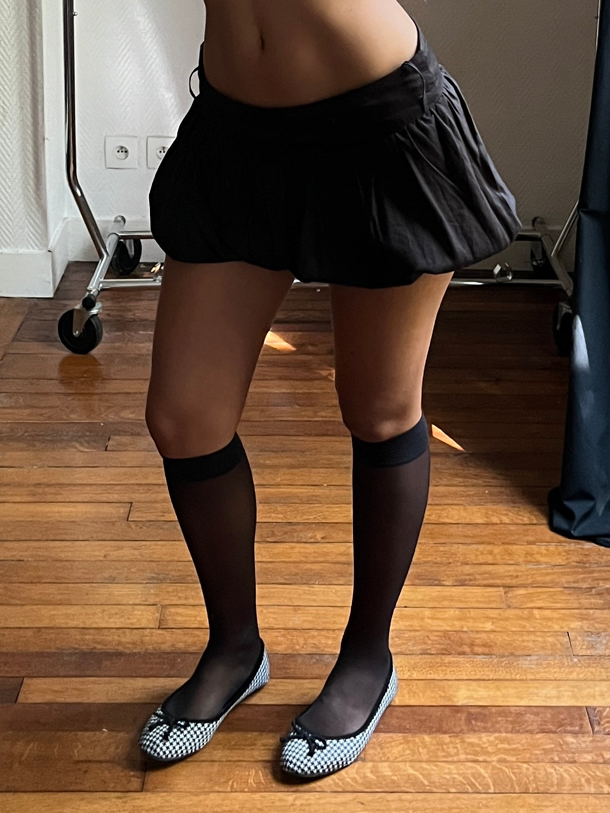 Vintage short bubble skirt