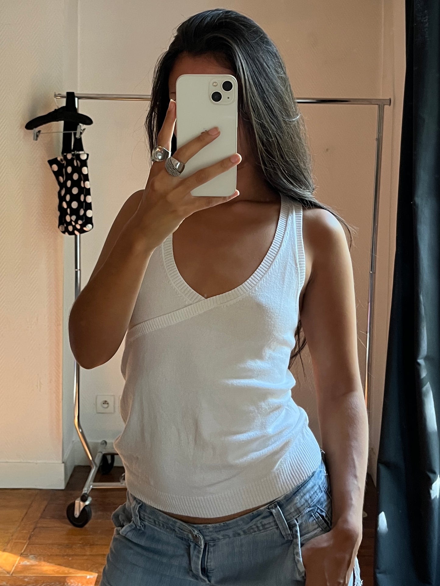 Vintage knitted tank top