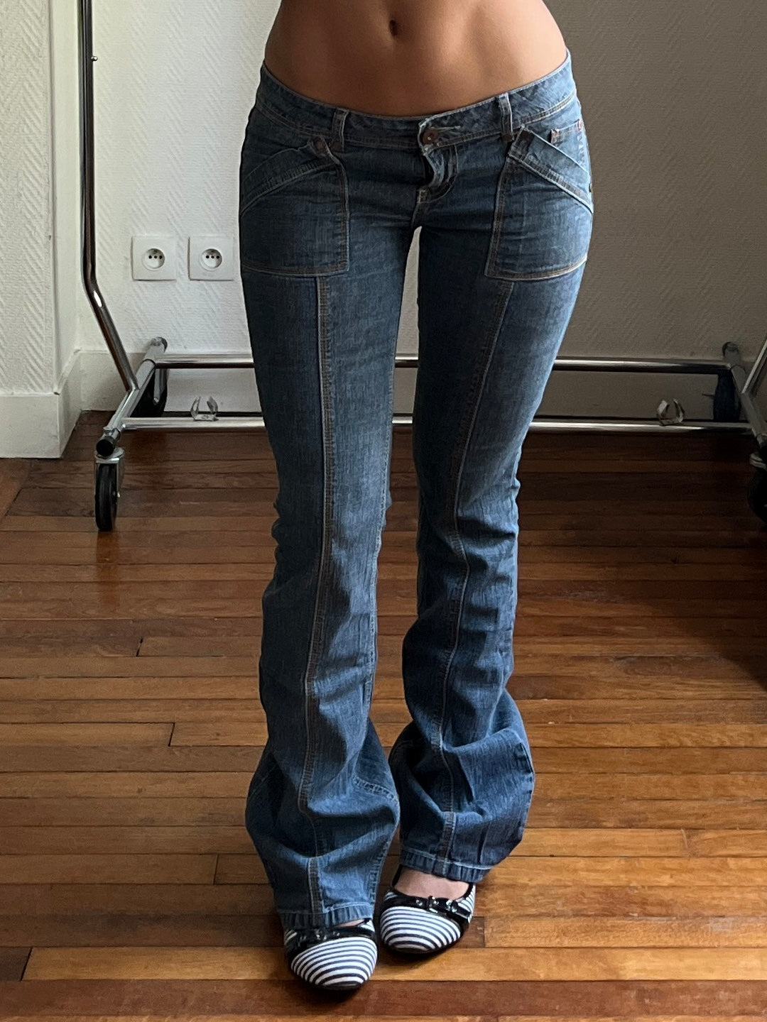 Vintage blue jeans
