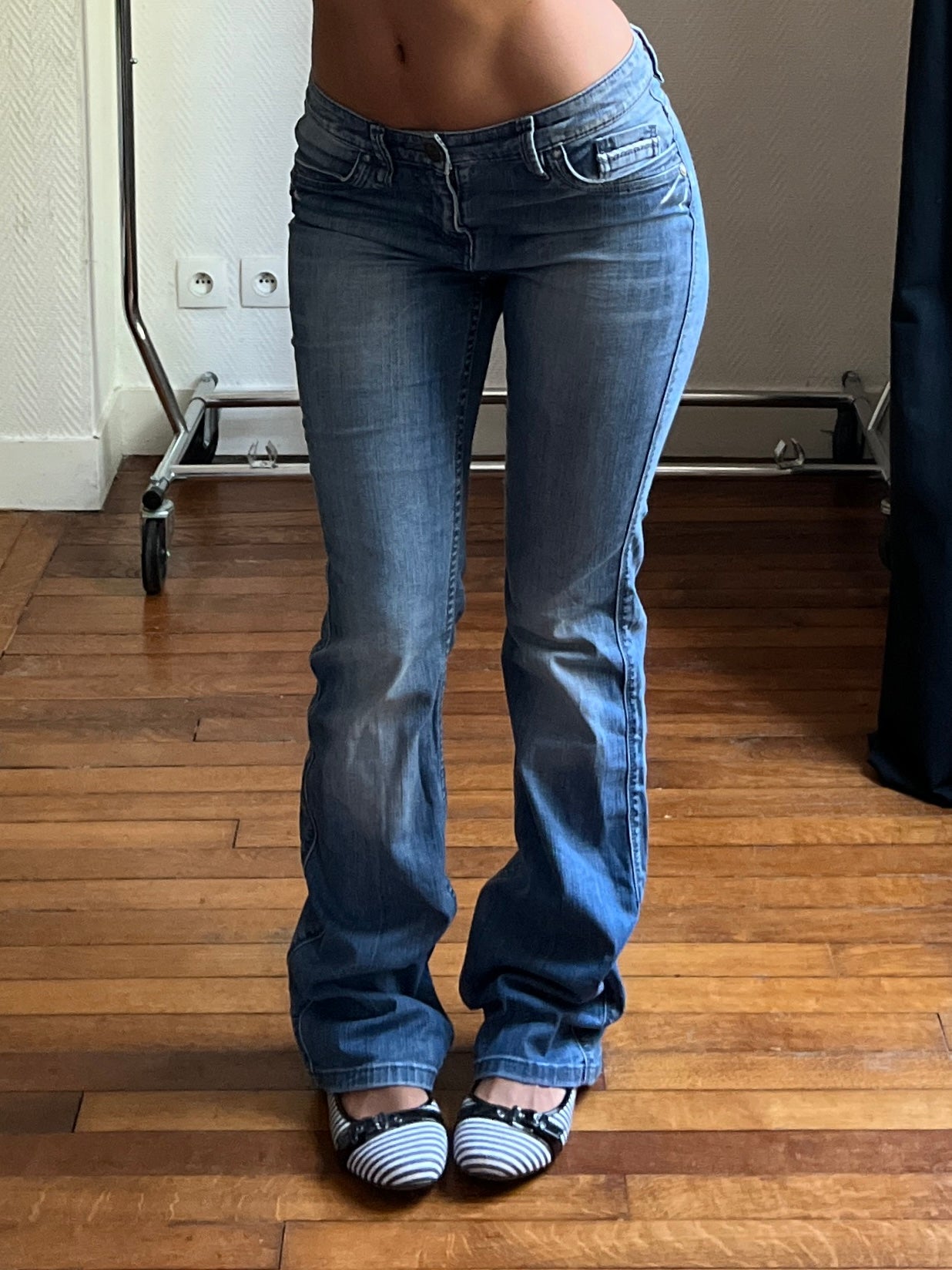 Vintage blue jeans