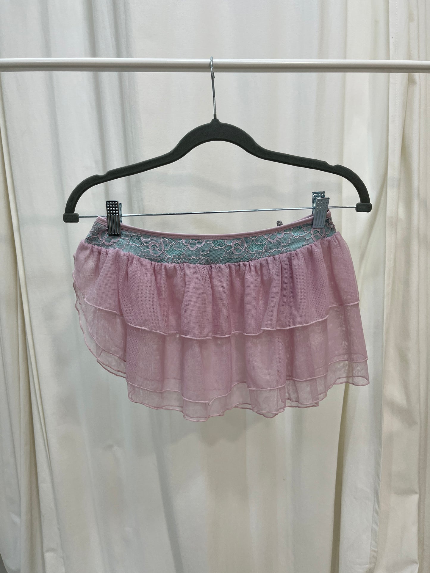 Vintage asymmetrical fairy mini skirt